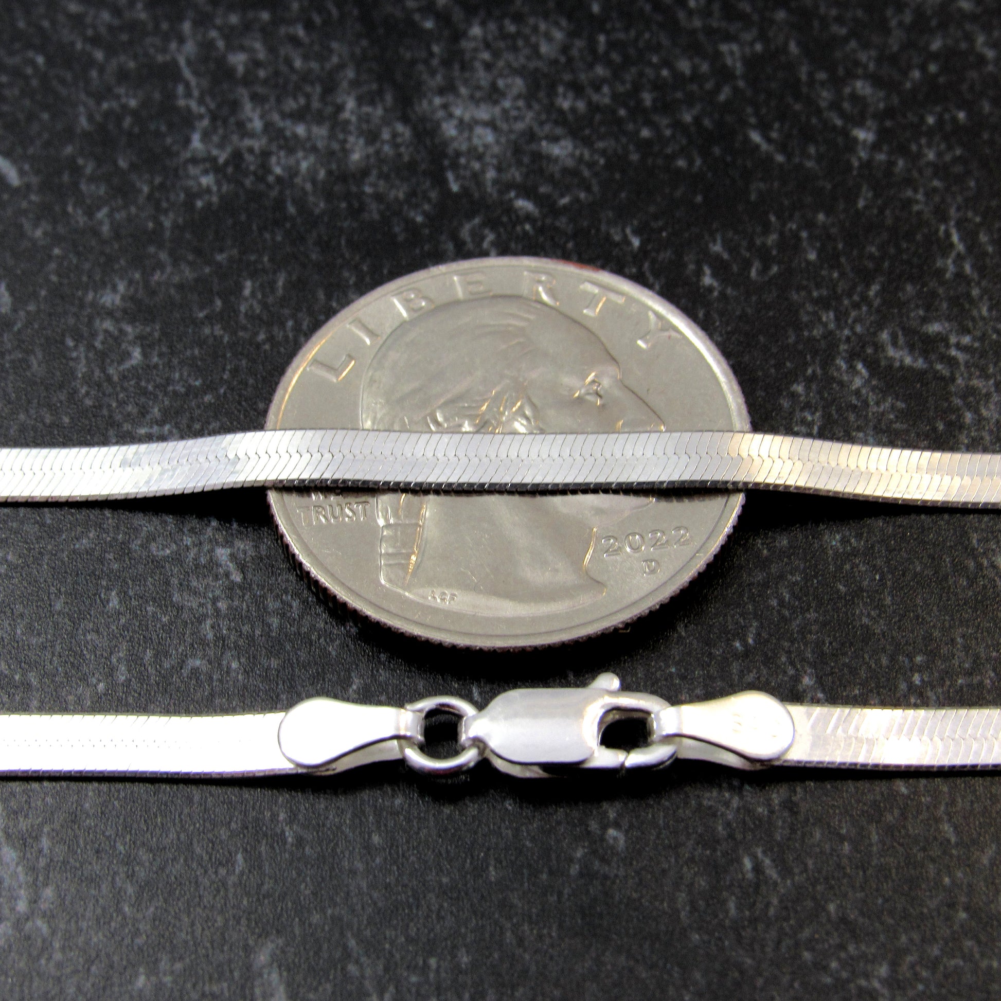 Solid 925 Sterling Silver Herringbone Chain, Unisex Italian Necklace / Bracelet, 3.5mm - 11mm, 7 - 30 Inches, Women's Layering Jewelry Gift