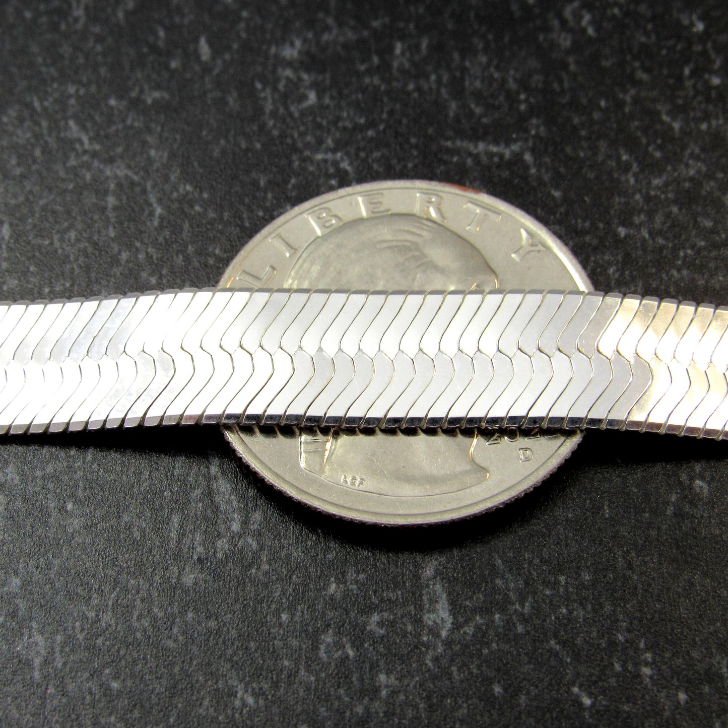 Solid 925 Sterling Silver Herringbone Chain, Unisex Italian Necklace / Bracelet, 3.5mm - 11mm, 7 - 30 Inches, Women's Layering Jewelry Gift