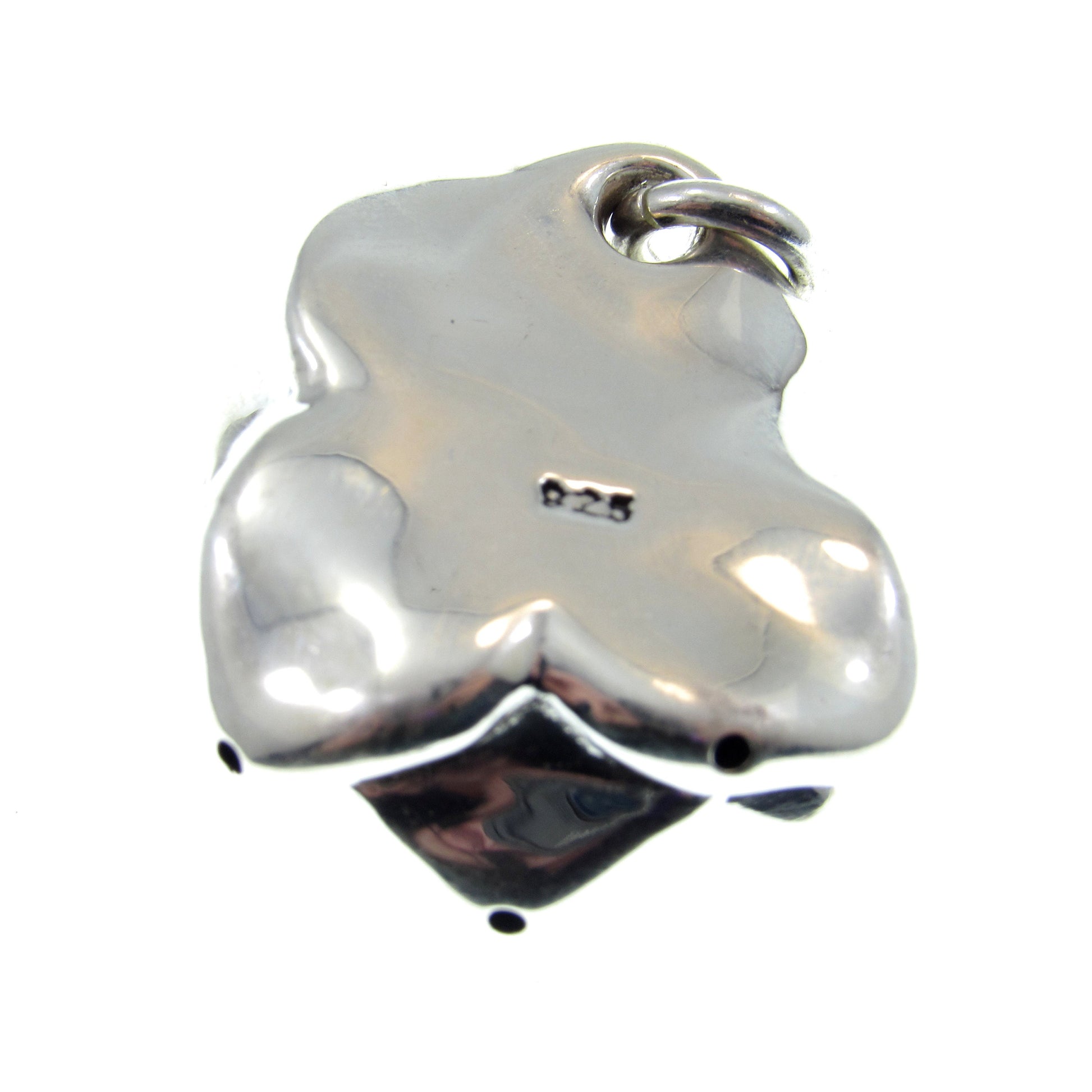 Solid 925 Sterling Silver 3D Rose Flower Pendant, Tudor Rose Statement Piece, Royal Emblem, Vintage Style Floral Jewelry, Romantic Gift