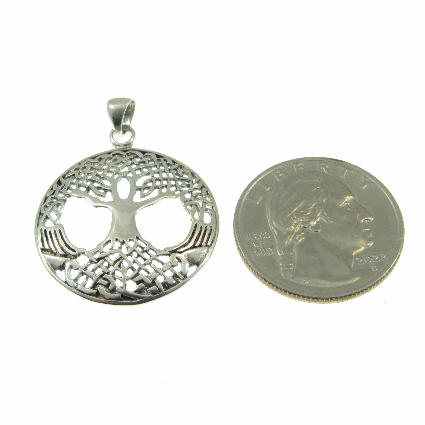 Solid 925 Sterling Silver Odin’s Tree of Life Pendant – Viking Celtic Jewelry, Yggdrasil Amulet, Norse Mythology Necklace Charm