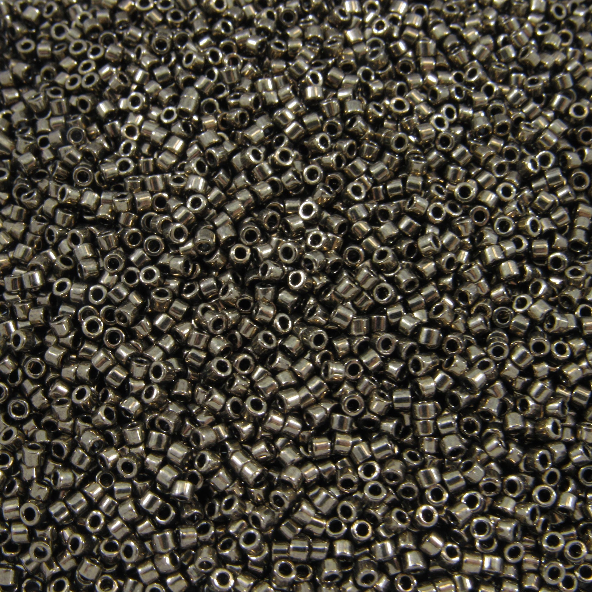 DB0022 11/0 Miyuki Metallic Dark Bronze Delica Seed Beads, 5 Grams Tube, 25 Grams Bag, DB22, DB-22 Japanese Glass Delicas for Jewelry Making