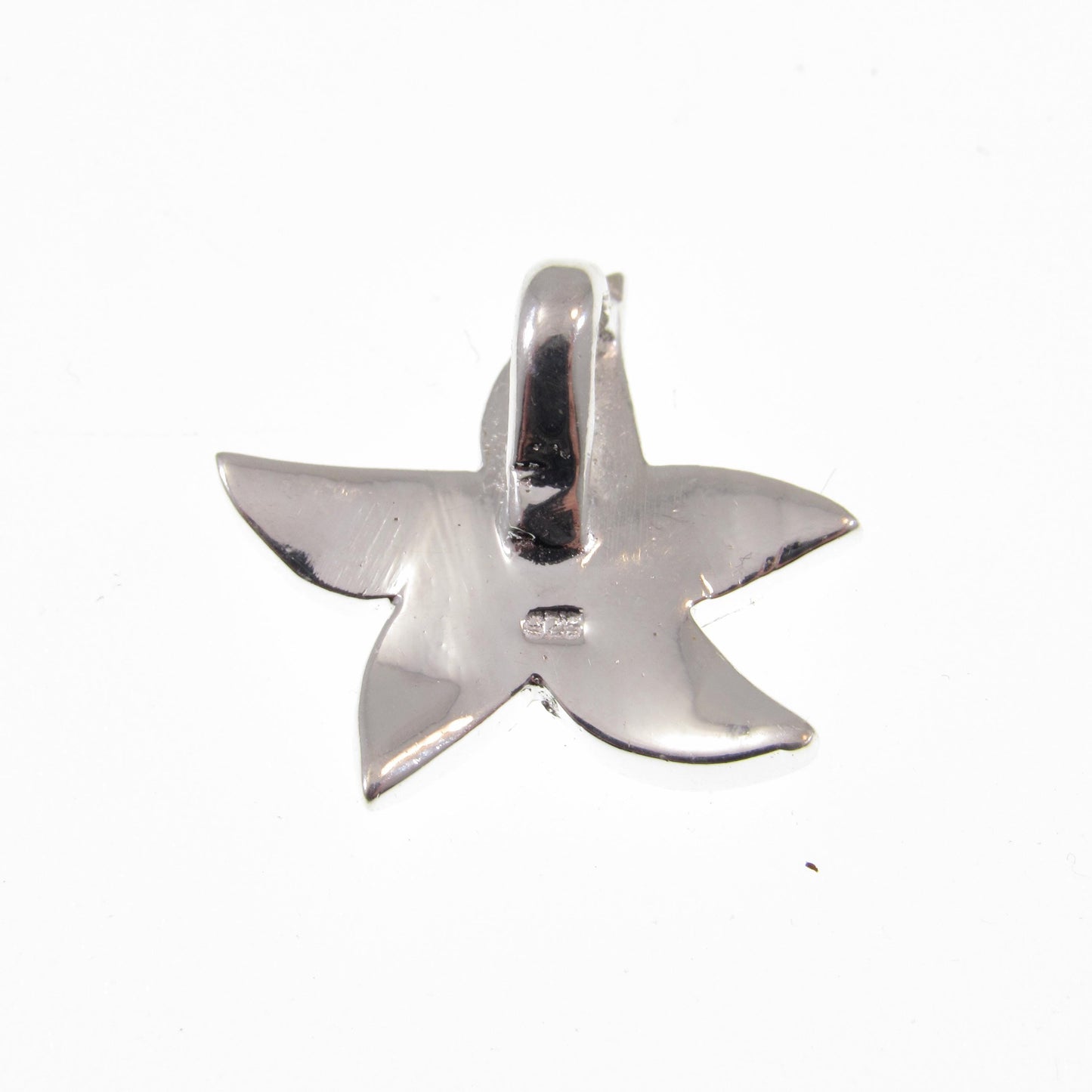 Solid 925 Sterling Silver Plumeria Flower Slide Pendant With Inlaid Opal Gemstones, Blue or White Opals, Hawaiian Jewelry