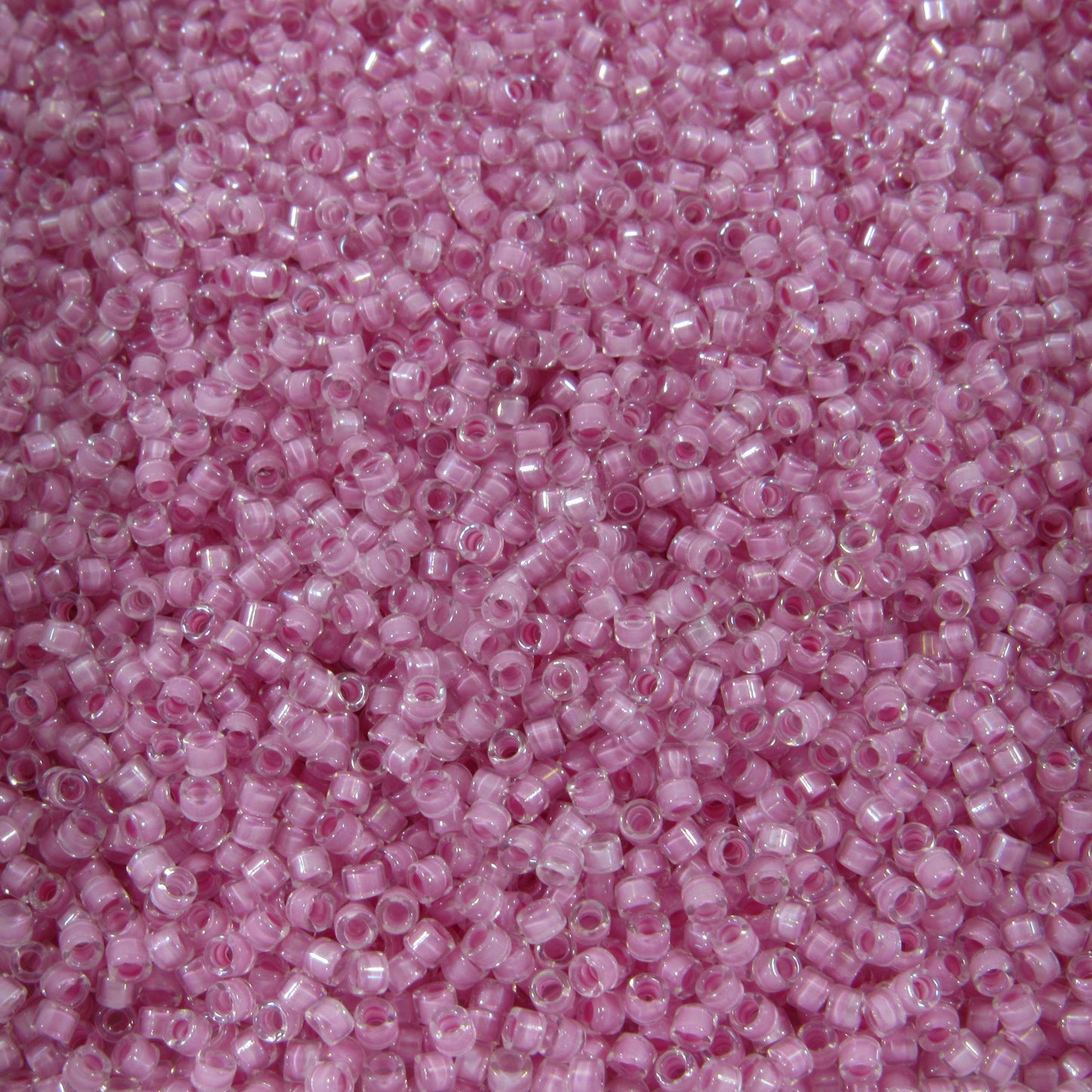 DB0072 11/0 Miyuki Orchid Lined Crystal Luster Delica Seed Beads, 5 Grams Tube, 25 Grams Bag DB72, DB-72 Japanese Glass Delicas for Jewelry