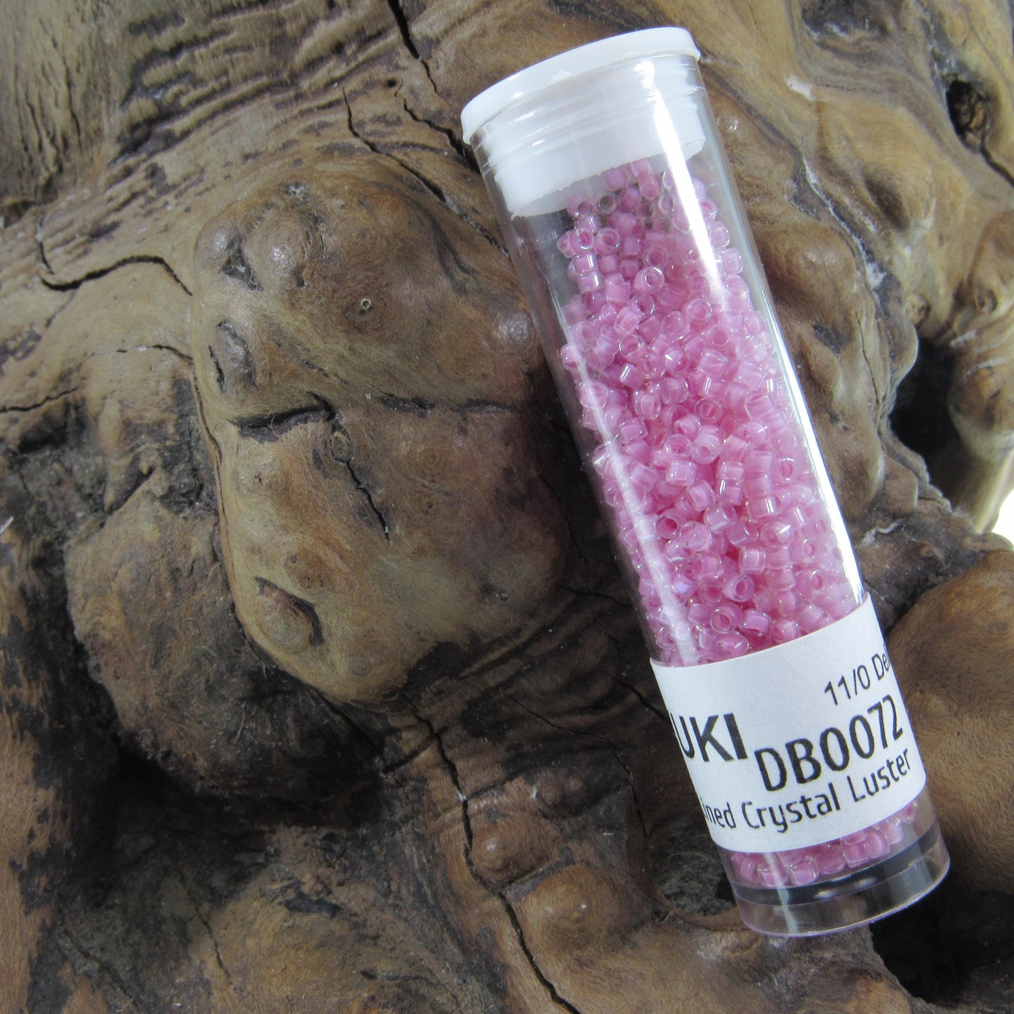 DB0072 11/0 Miyuki Orchid Lined Crystal Luster Delica Seed Beads, 5 Grams Tube, 25 Grams Bag DB72, DB-72 Japanese Glass Delicas for Jewelry