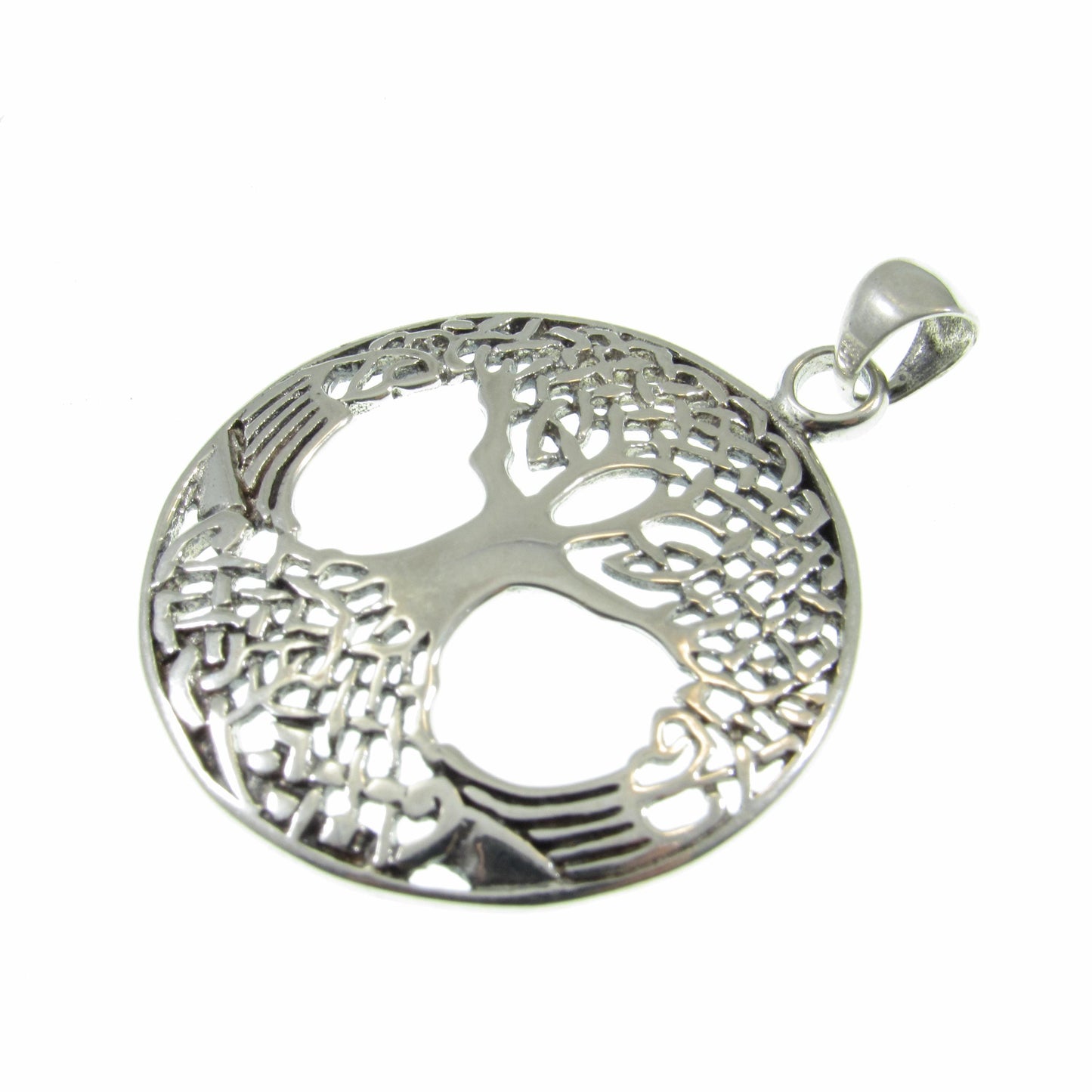 Solid 925 Sterling Silver Odin’s Tree of Life Pendant – Viking Celtic Jewelry, Yggdrasil Amulet, Norse Mythology Necklace Charm