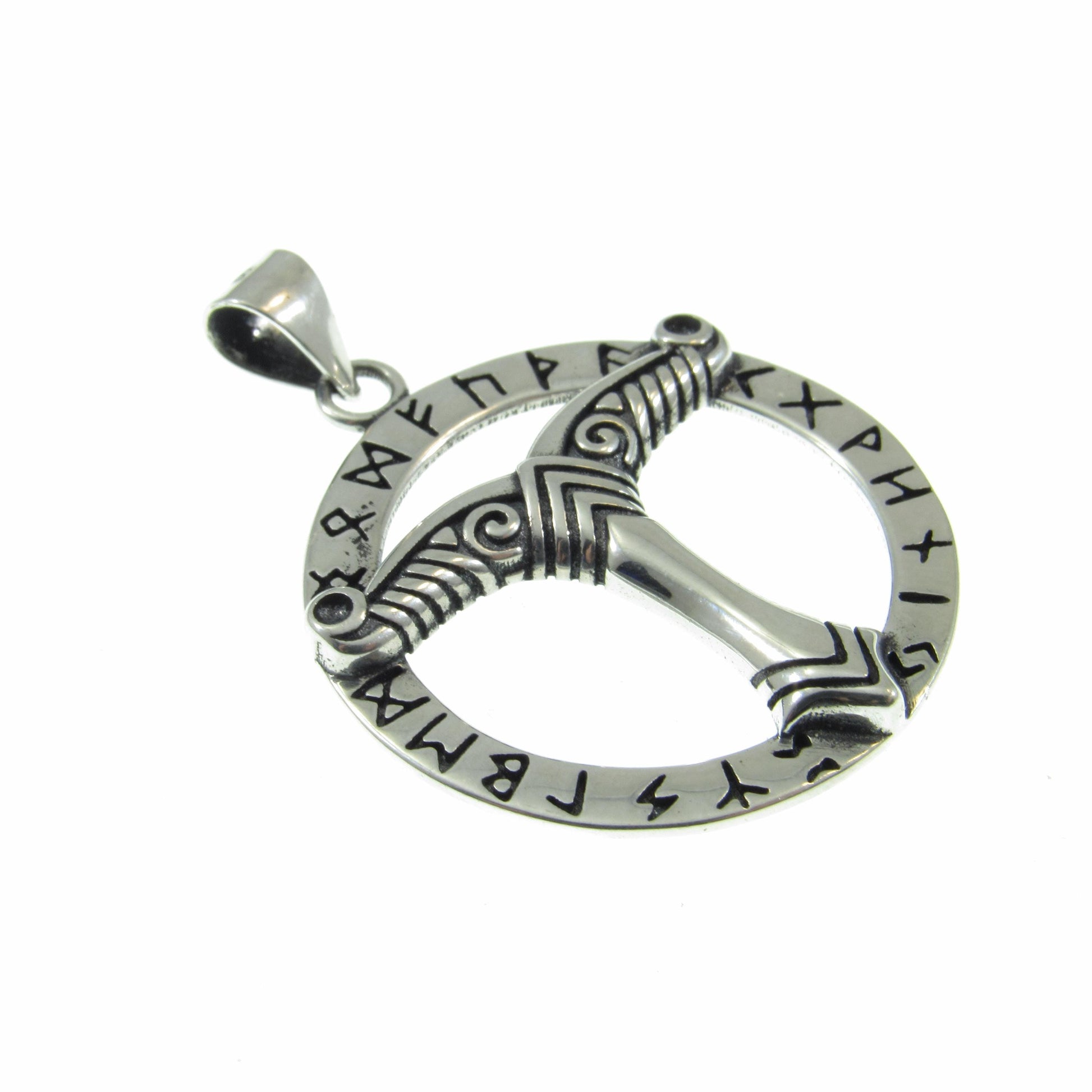 Solid 925 Sterling Silver Irminsul Pendant – Handcrafted Norse Jewelry, Runic Amulet, Pagan Talisman, Germanic Symbol Necklace Pendant