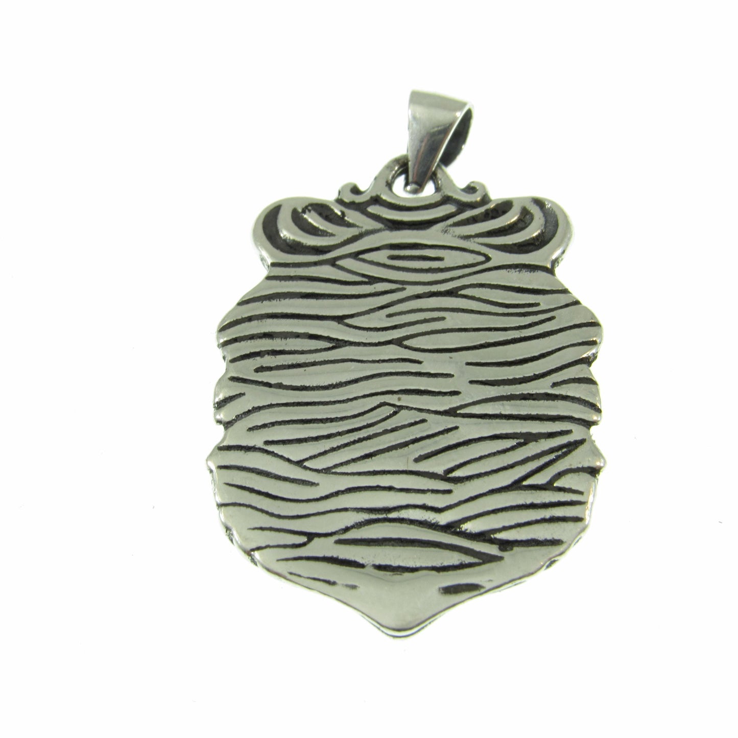 Solid 925 Sterling Silver Skull Pendant - Gothic Victorian Jewelry, Seven Skulls Amulet, Dark Fantasy Necklace, Handcrafted Statement Piece