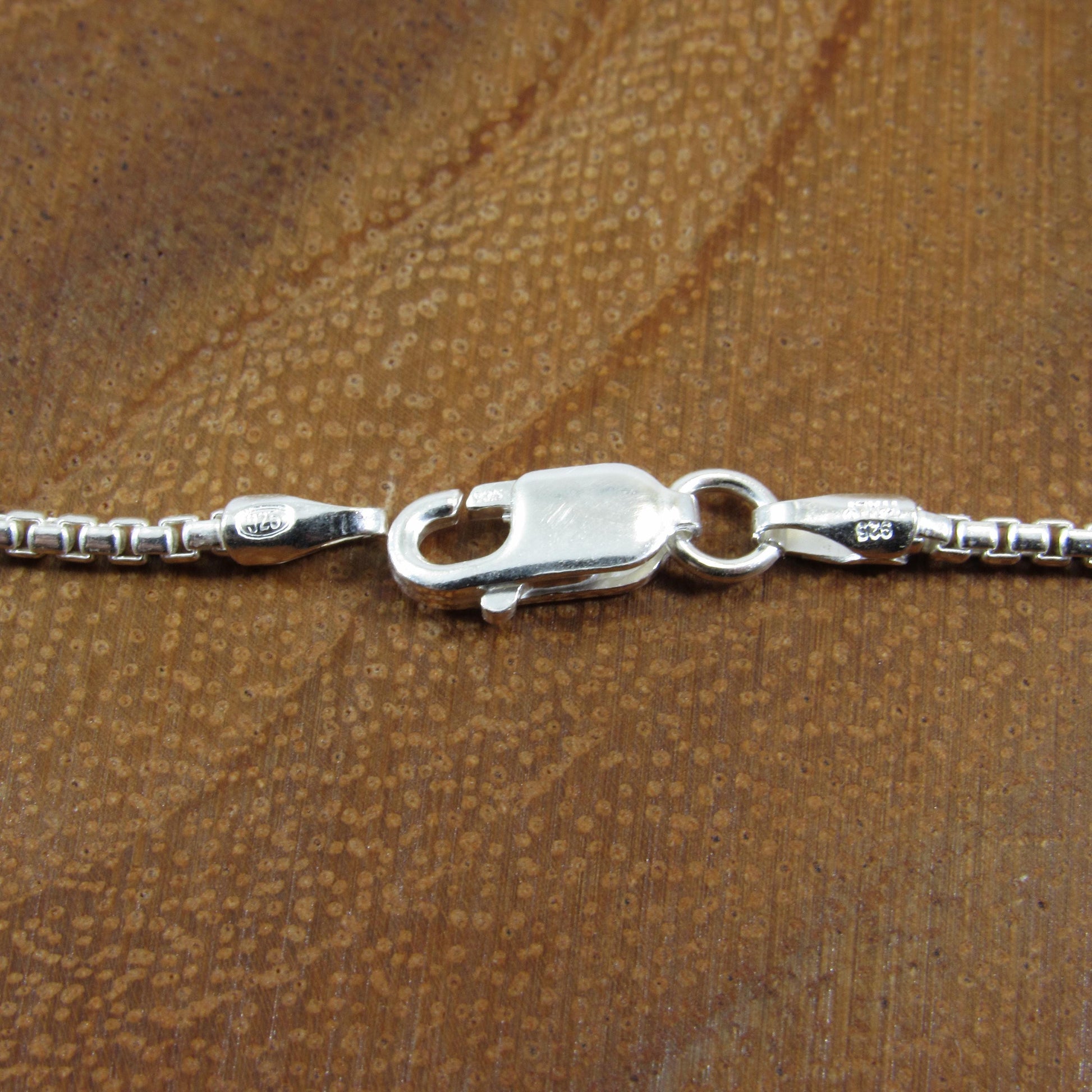 1.5MM Solid 925 Sterling Silver Round Box Chain, Rounded Box Link Necklace, Unisex Italian Jewelry, 16 18 20 22 24 Inches For Everyday Wear