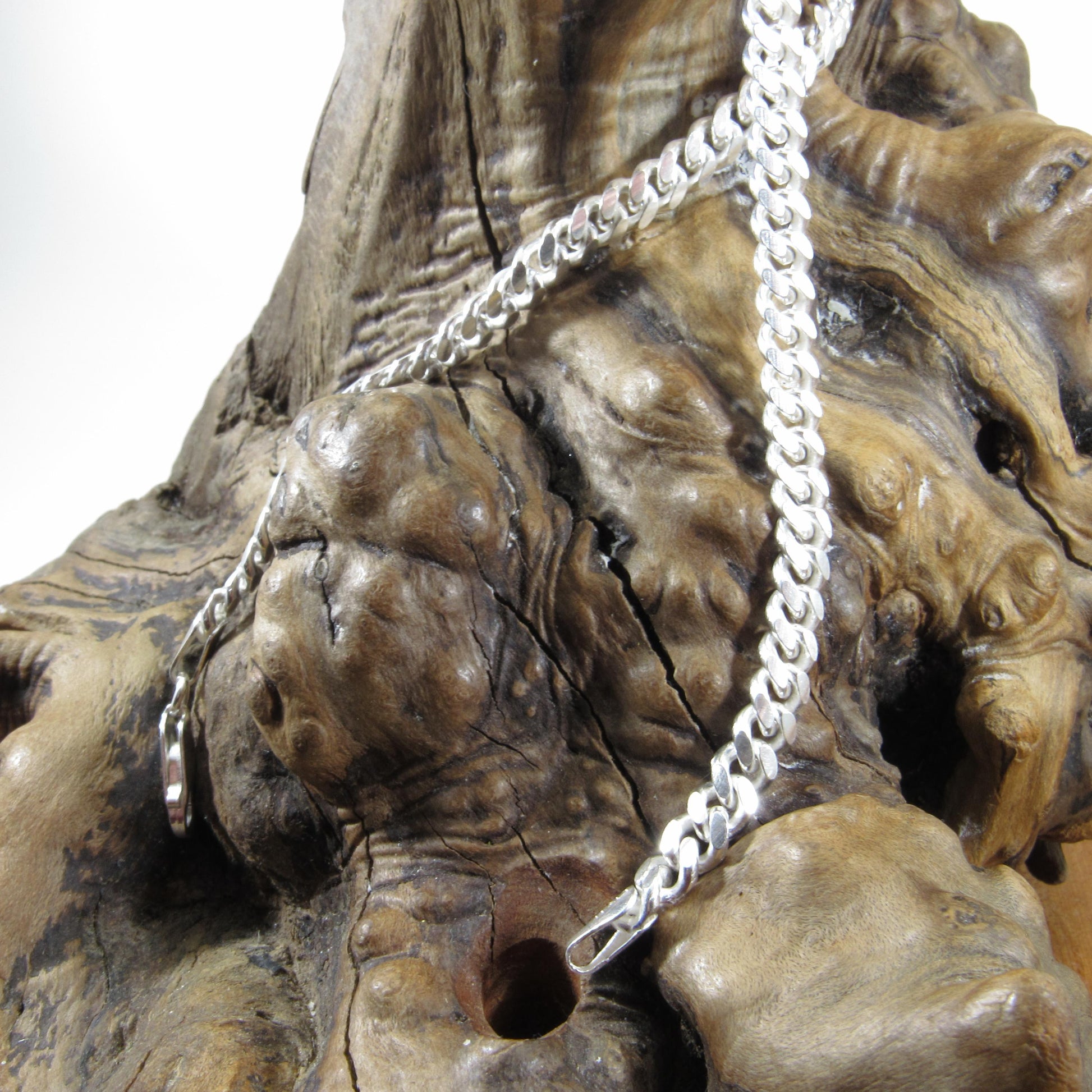 5.5MM Solid 925 Sterling Silver Men's Miami Cuban Link Chain, Mens Heavy Chain, Thick Italian Necklace or Bracelet for Men, Hip Hop Jewelry