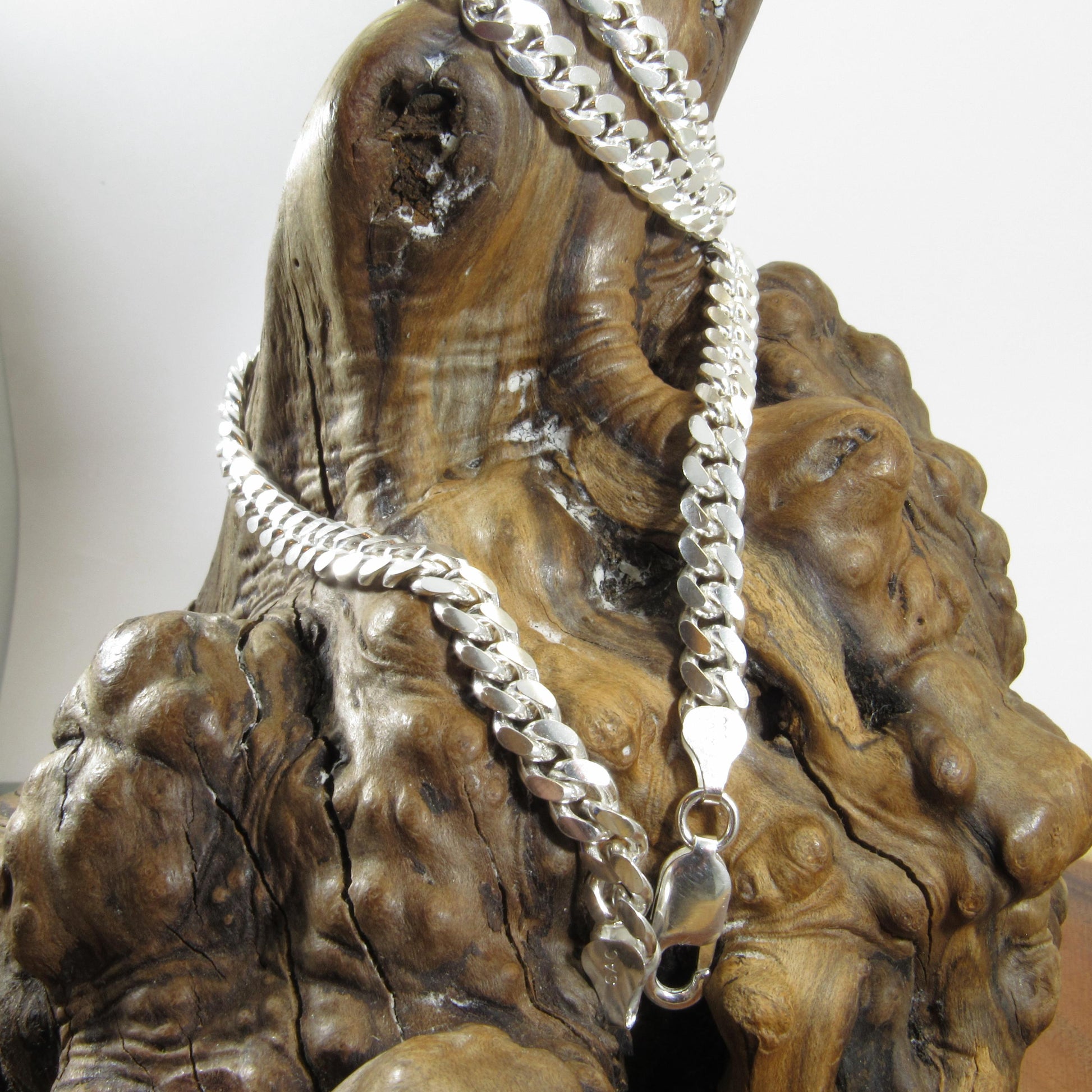 6.3MM Solid 925 Sterling Silver Men's Miami Cuban Link Chain, Mens Heavy Chain, Thick Italian Necklace or Bracelet for Men, Hip Hop Jewelry