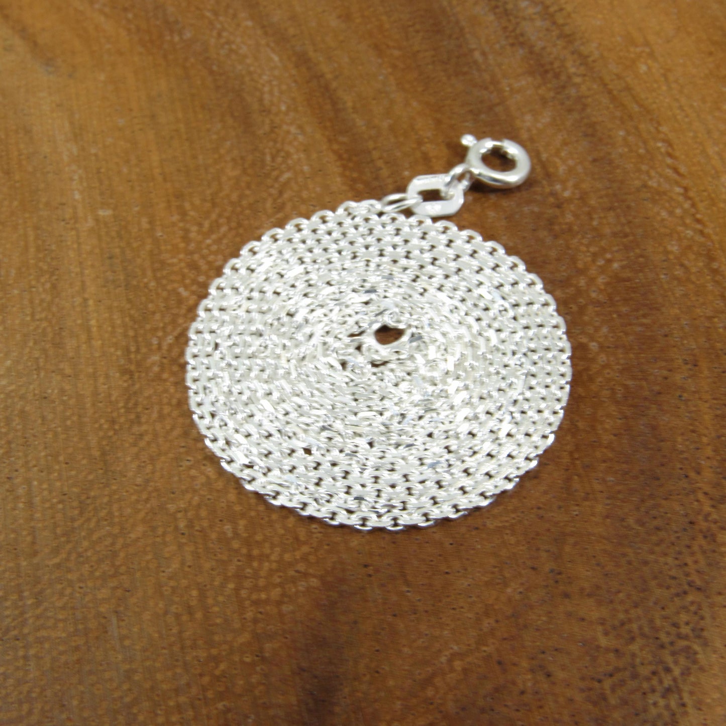 1.4MM Solid 925 Sterling Silver Anchor Link Chain, Italian Cable Chain Bracelet or Necklace, Nautical Jewelry for Women, Made in Italy