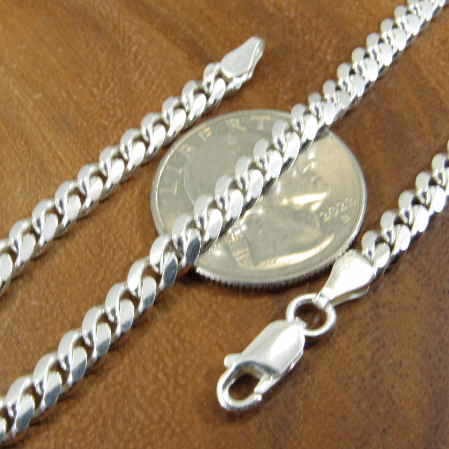 4.9MM Solid 925 Sterling Silver Men's Miami Cuban Link Chain, Mens Heavy Chain, Thick Italian Necklace or Bracelet for Men, Hip Hop Jewelry