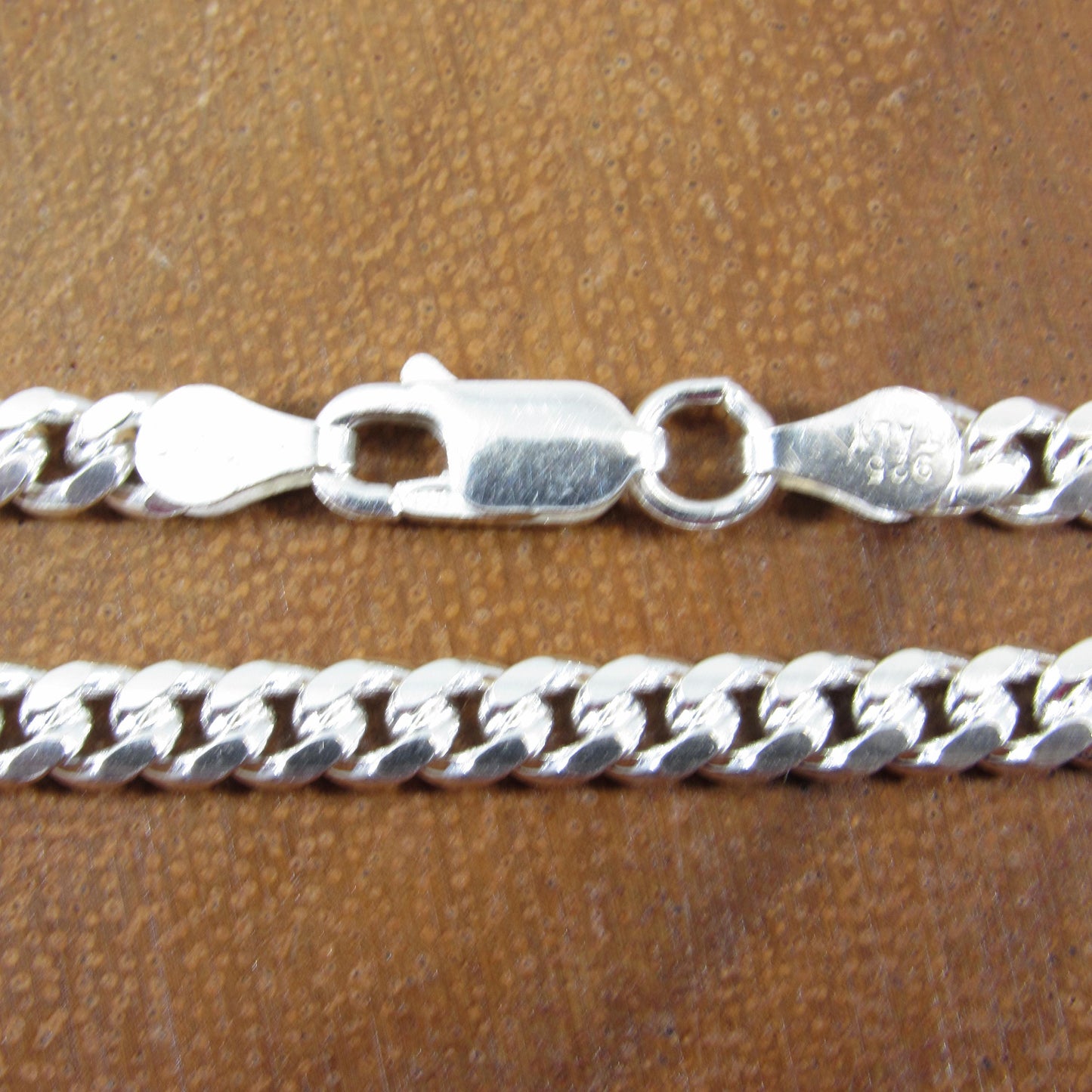 4.2MM Solid 925 Sterling Silver Men's Miami Cuban Link Chain, Mens Heavy Chain, Thick Italian Necklace or Bracelet for Men, Hip Hop Jewelry