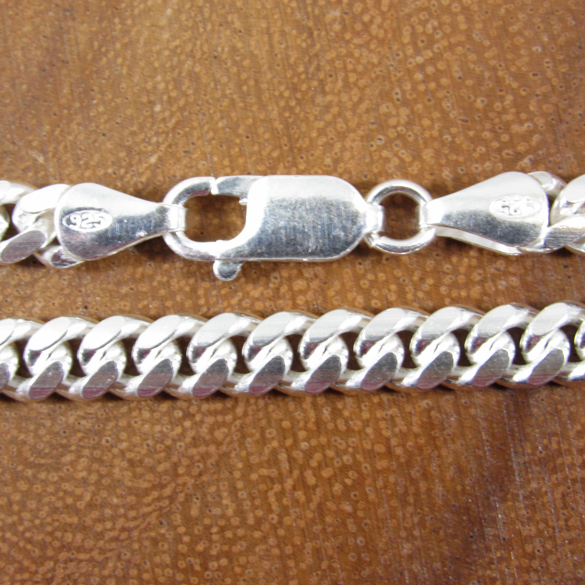 5.5MM Solid 925 Sterling Silver Men's Miami Cuban Link Chain, Mens Heavy Chain, Thick Italian Necklace or Bracelet for Men, Hip Hop Jewelry