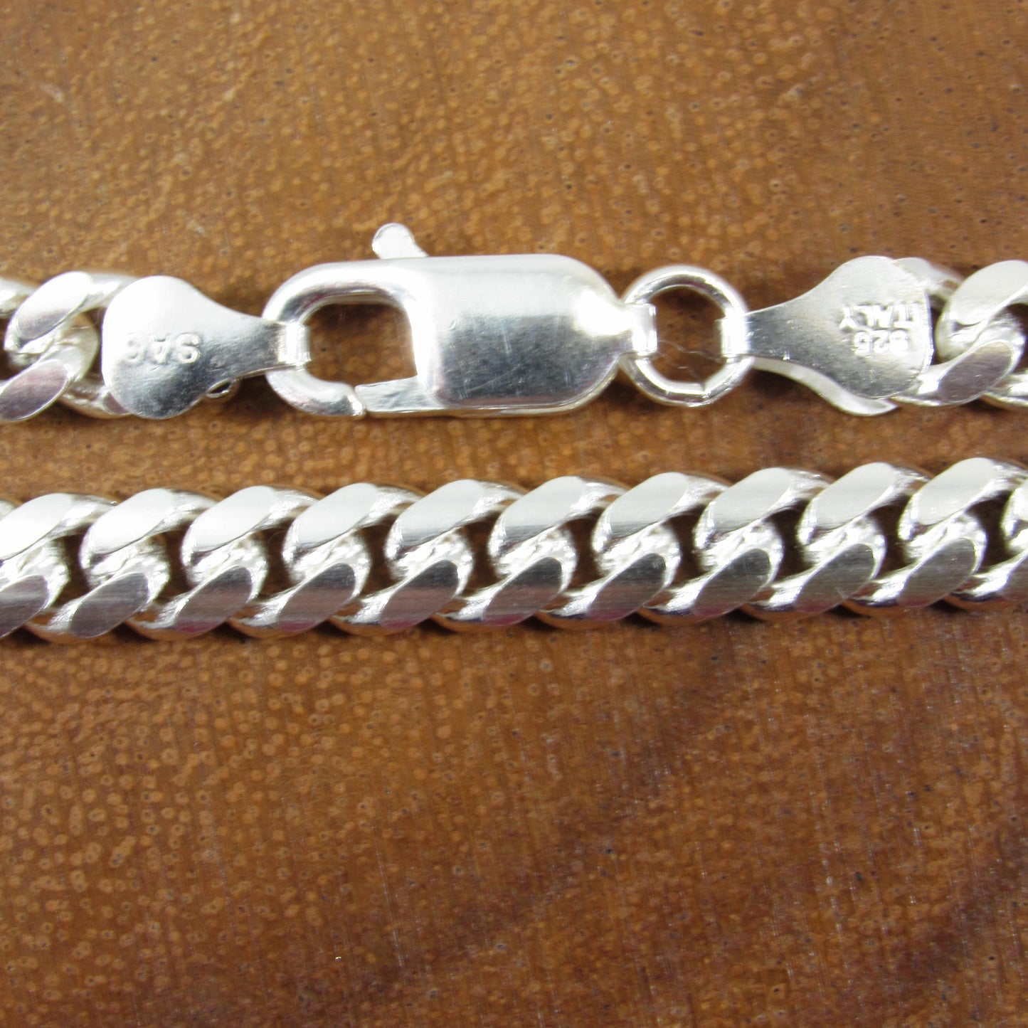 6.3MM Solid 925 Sterling Silver Men's Miami Cuban Link Chain, Mens Heavy Chain, Thick Italian Necklace or Bracelet for Men, Hip Hop Jewelry