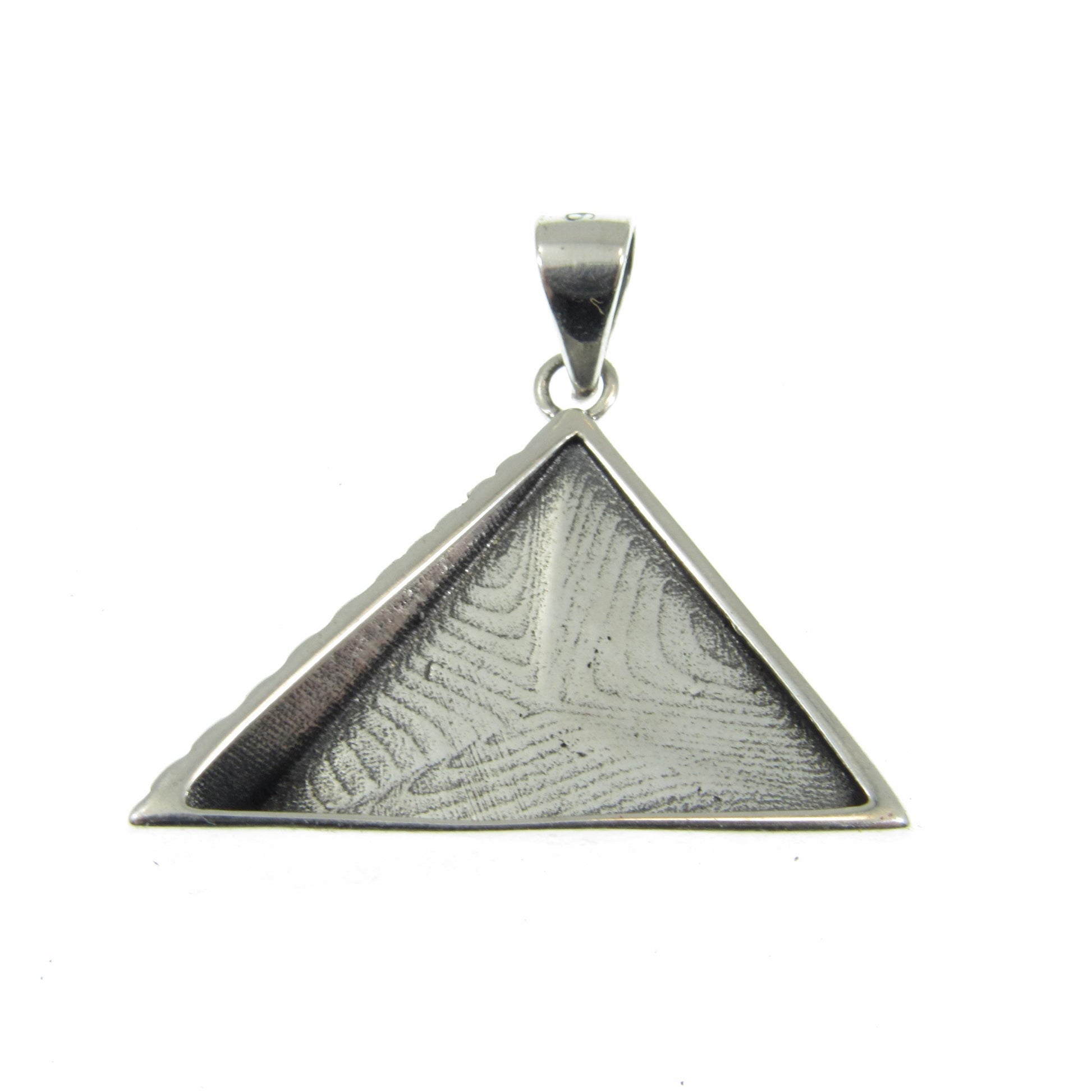 Solid 925 Sterling Silver Eye of Horus Pyramid Pendant, Handcrafted Illuminati Amulet, All Seeing Eye Charm, Egyptian Jewelry