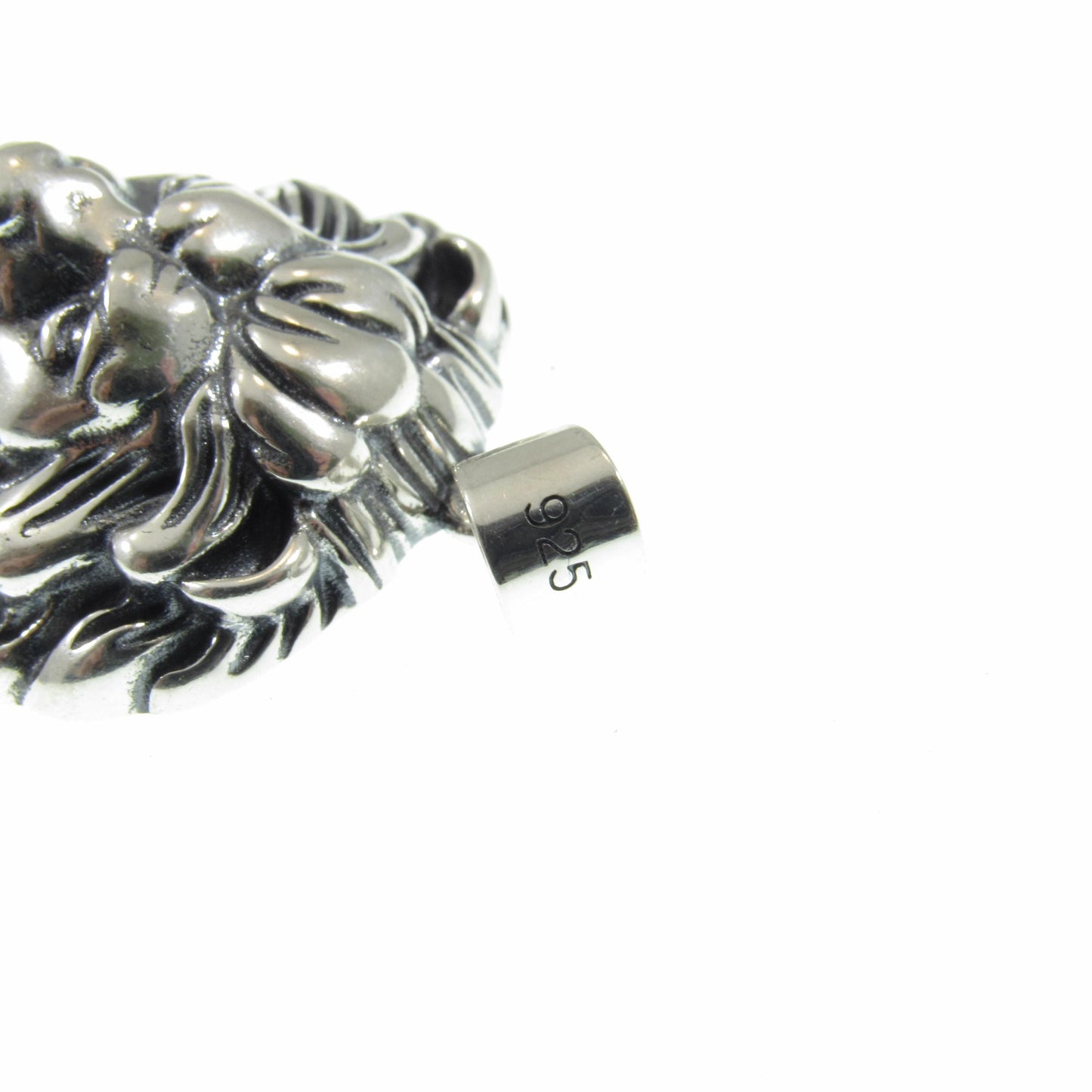 Solid 925 Sterling Silver Lion Head Pendant, Spirit Animal Totem, Handcrafted Animal & Wildlife Jewelry Charm, Bold Jungle Pendant