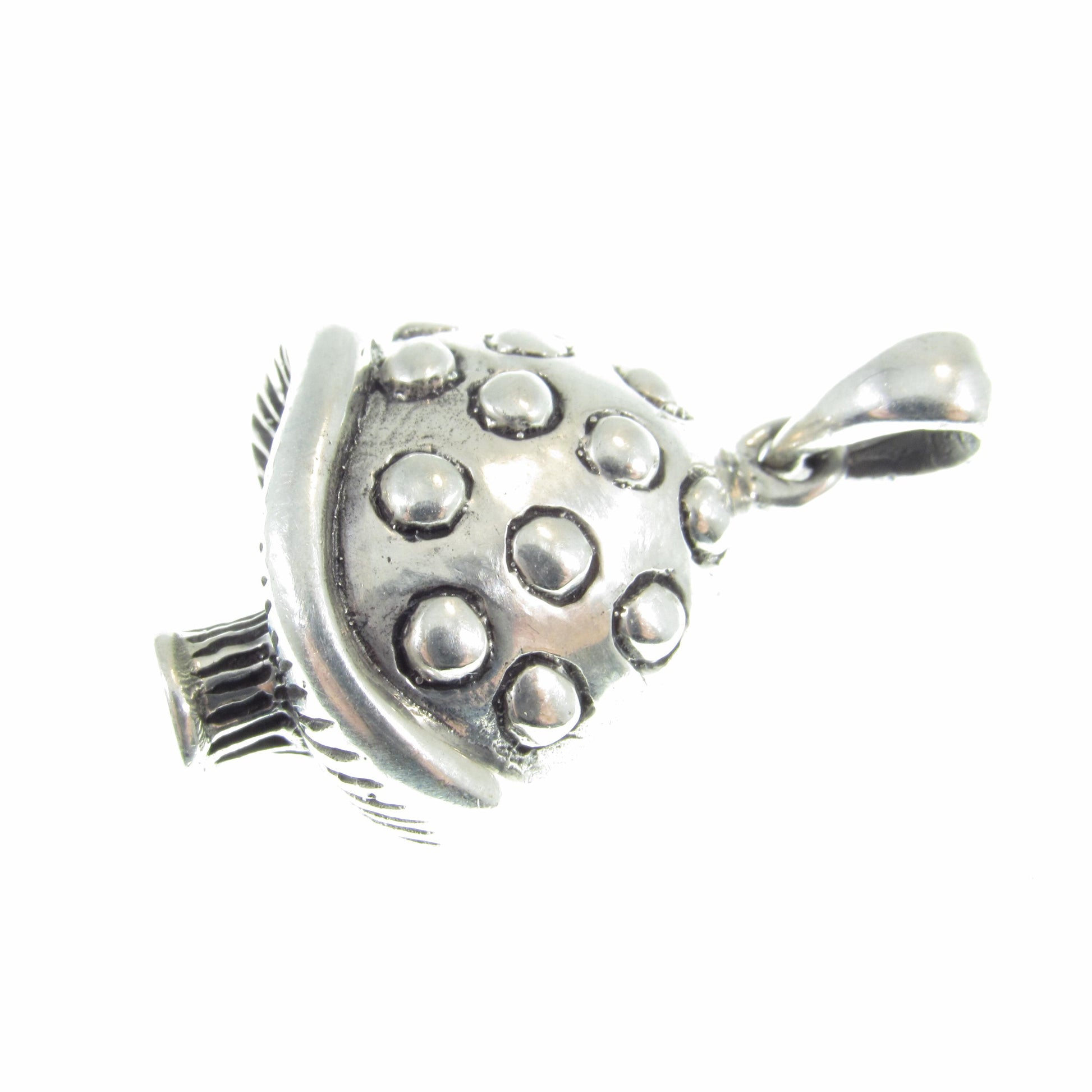 Solid 925 Sterling Silver Mushroom Pendant – Whimsical Toadstool Necklace Charm, Cottagecore Jewelry, Fantasy Forest Charm, Nature Gift