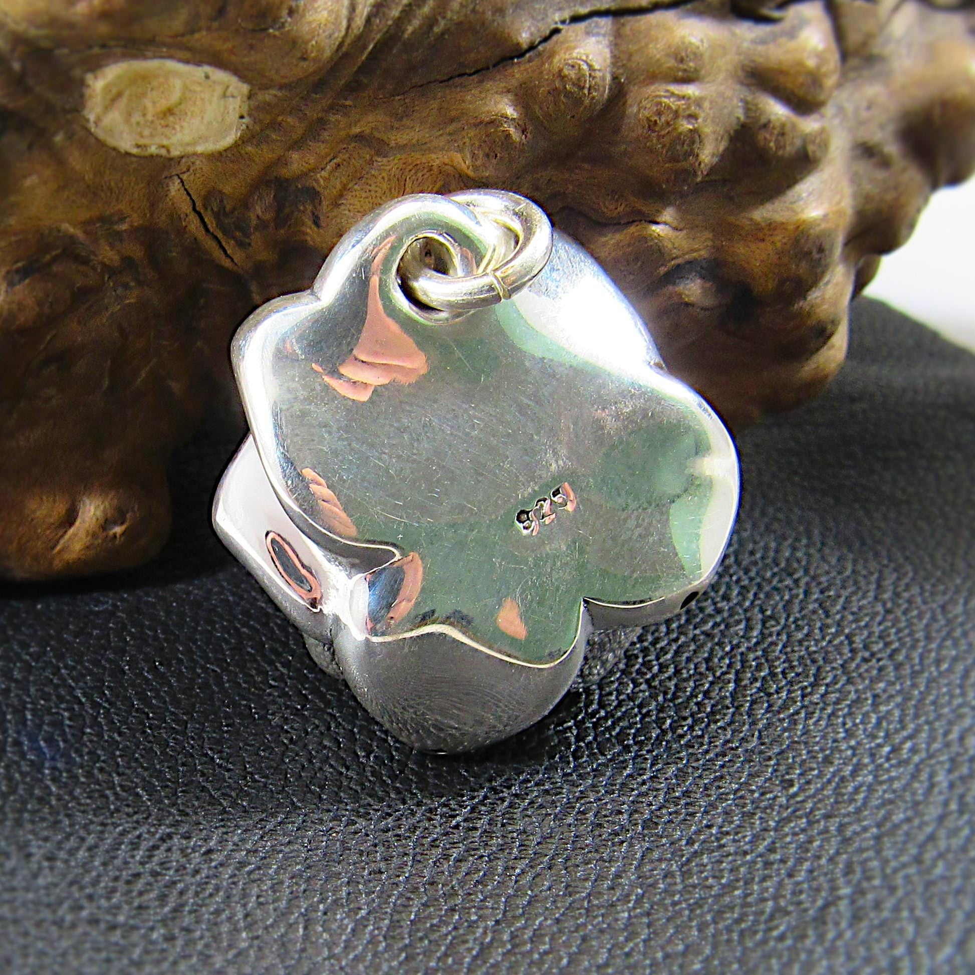 Solid 925 Sterling Silver 3D Rose Flower Pendant, Tudor Rose Statement Piece, Royal Emblem, Vintage Style Floral Jewelry, Romantic Gift