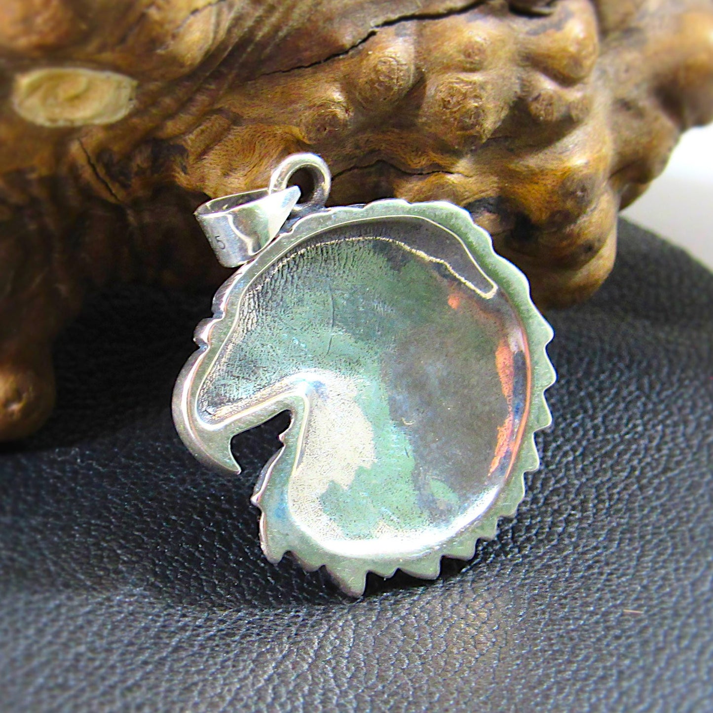 Solid Sterling Silver Eagle Pendant – 3D Bald Eagle Head Amulet, Patriotic Jewelry for Men, American Symbol of Freedom, Gift for Him