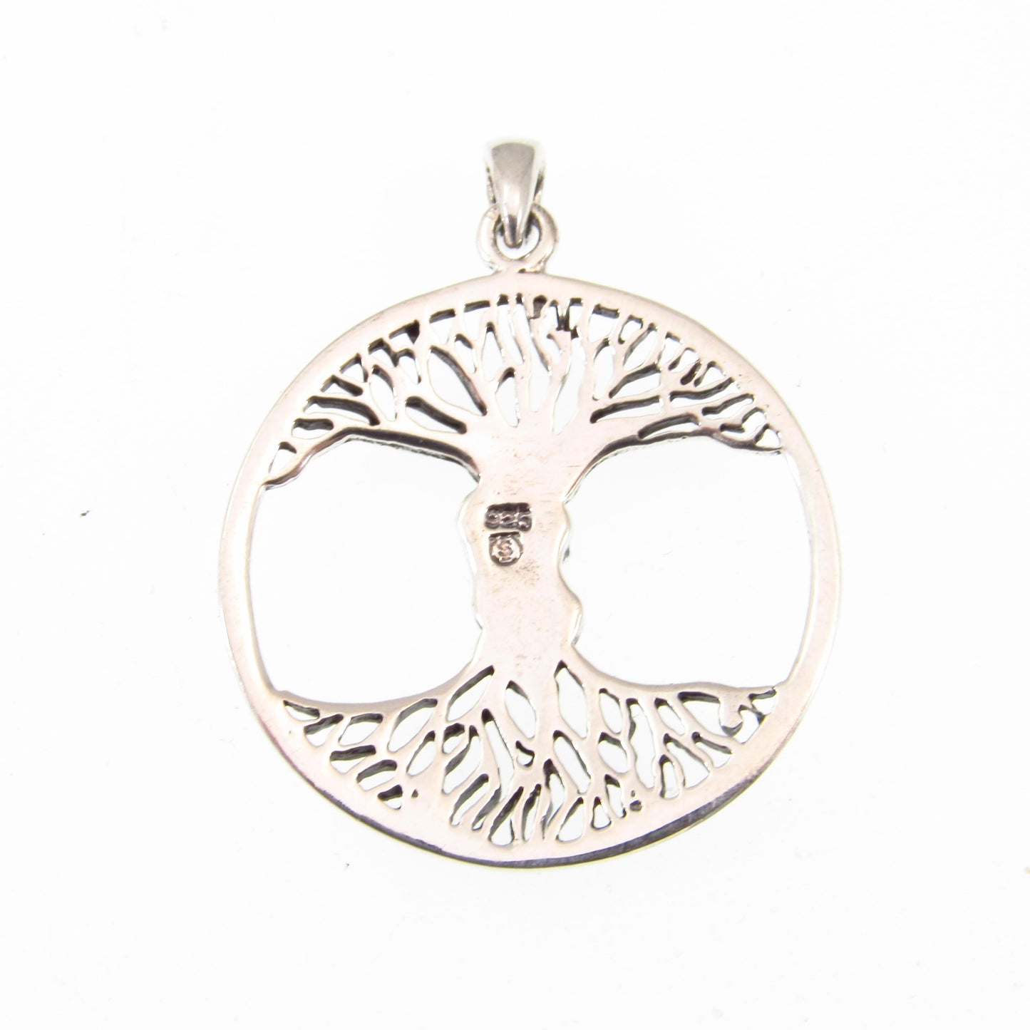 Solid 925 Sterling Silver Lovers Entwined Pendant - Couple Embracing - Tree of Life Pendant, Yggdrasil Amulet, Handcrafted Spiritual Jewelry