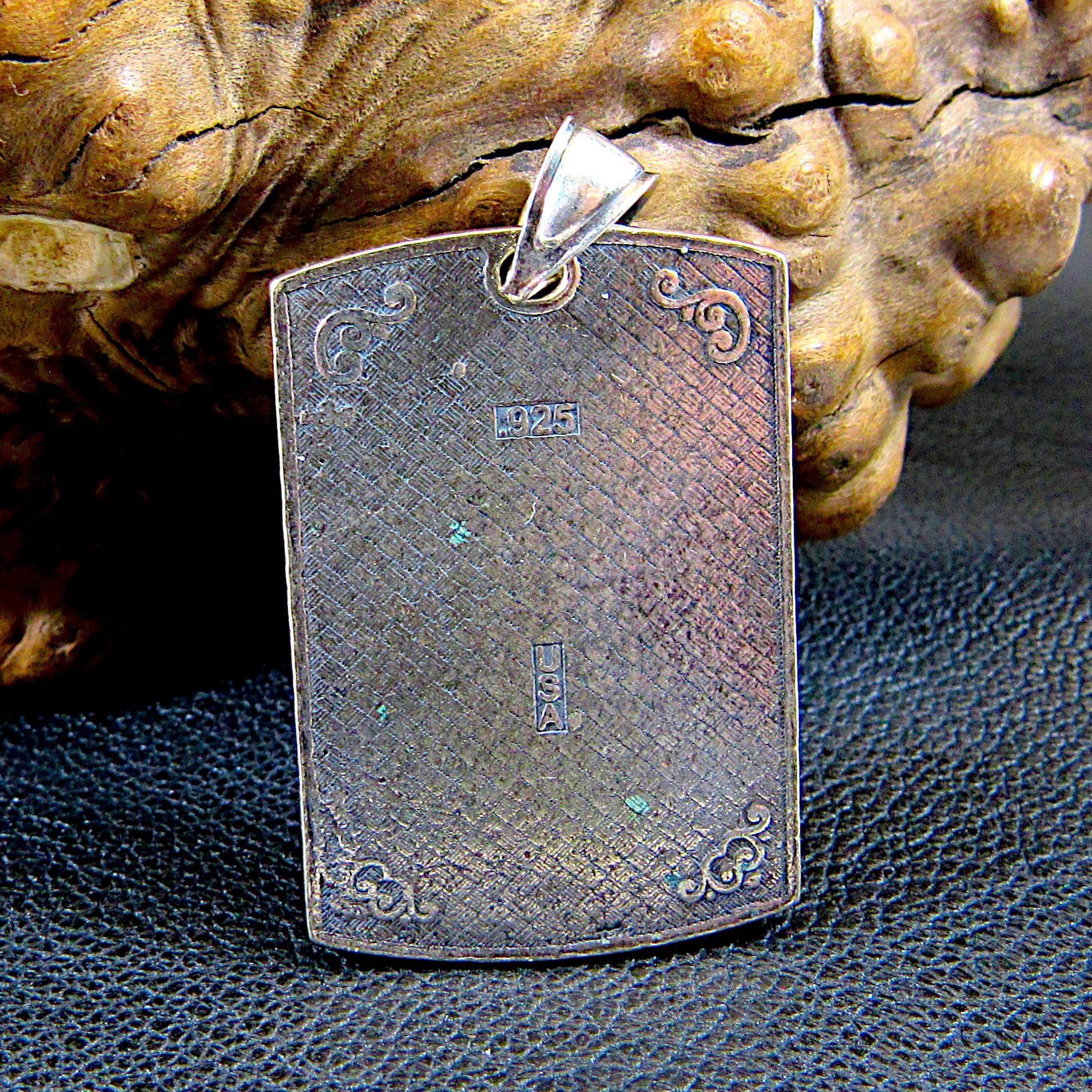 Solid 925 Sterling Silver Armenian Lord’s Prayer Pendant – Christian Religious Jewelry – Hayr Mer Necklace Amulet – Armenian Faith Gift