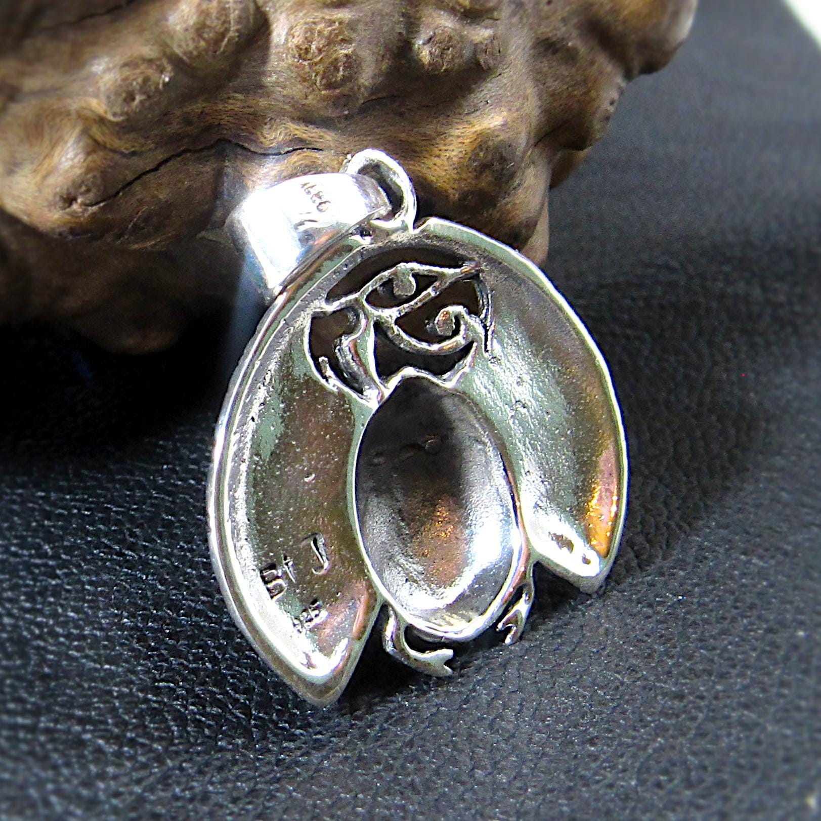 Solid 925 Sterling Silver Scarab Beetle Pendant – Handcrafted Egyptian Jewelry for Mysticcore & Occult Style – Protective Talisman Amulet