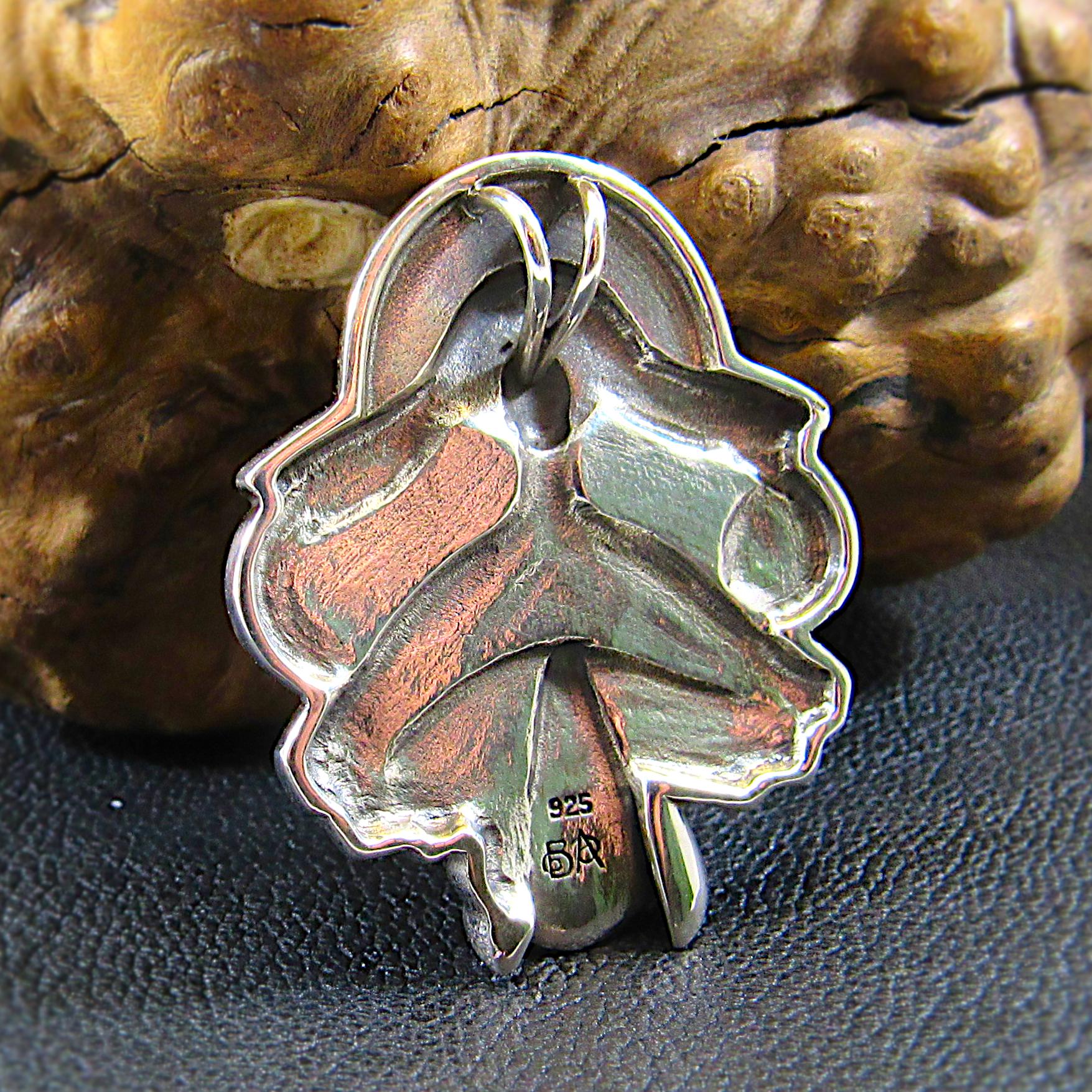 Solid 925 Sterling Silver Inanna Pendant, Celtic Queen of Heaven Slide Pendant by Brigid Ashwood, Pagan Marian Spiritual Goddess Jewelry