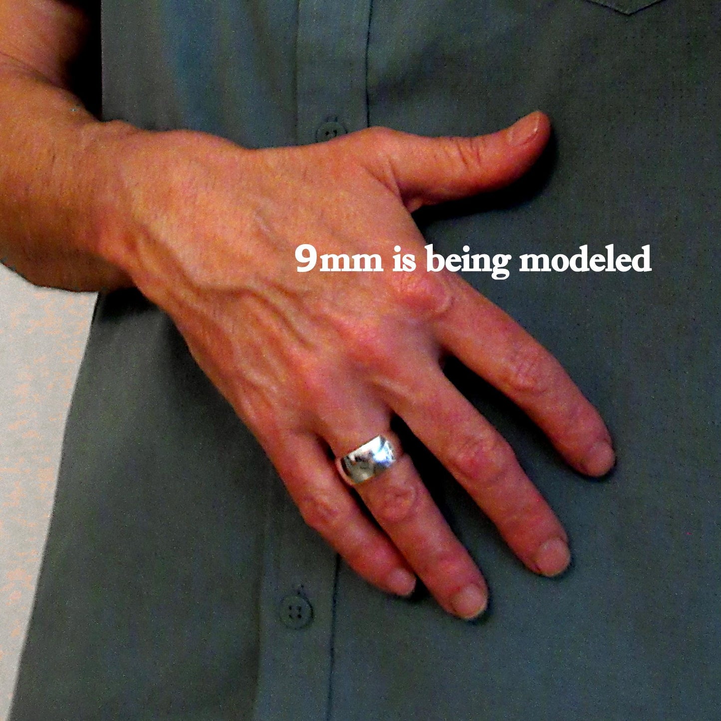 Solid 925 Sterling Silver Plain Wedding Band Ring - Men's and Women's Rings, 2mm 3mm 4mm 5mm 6mm 7mm 8mm 9mm 10mm 15mm - Sizes 4 - 15