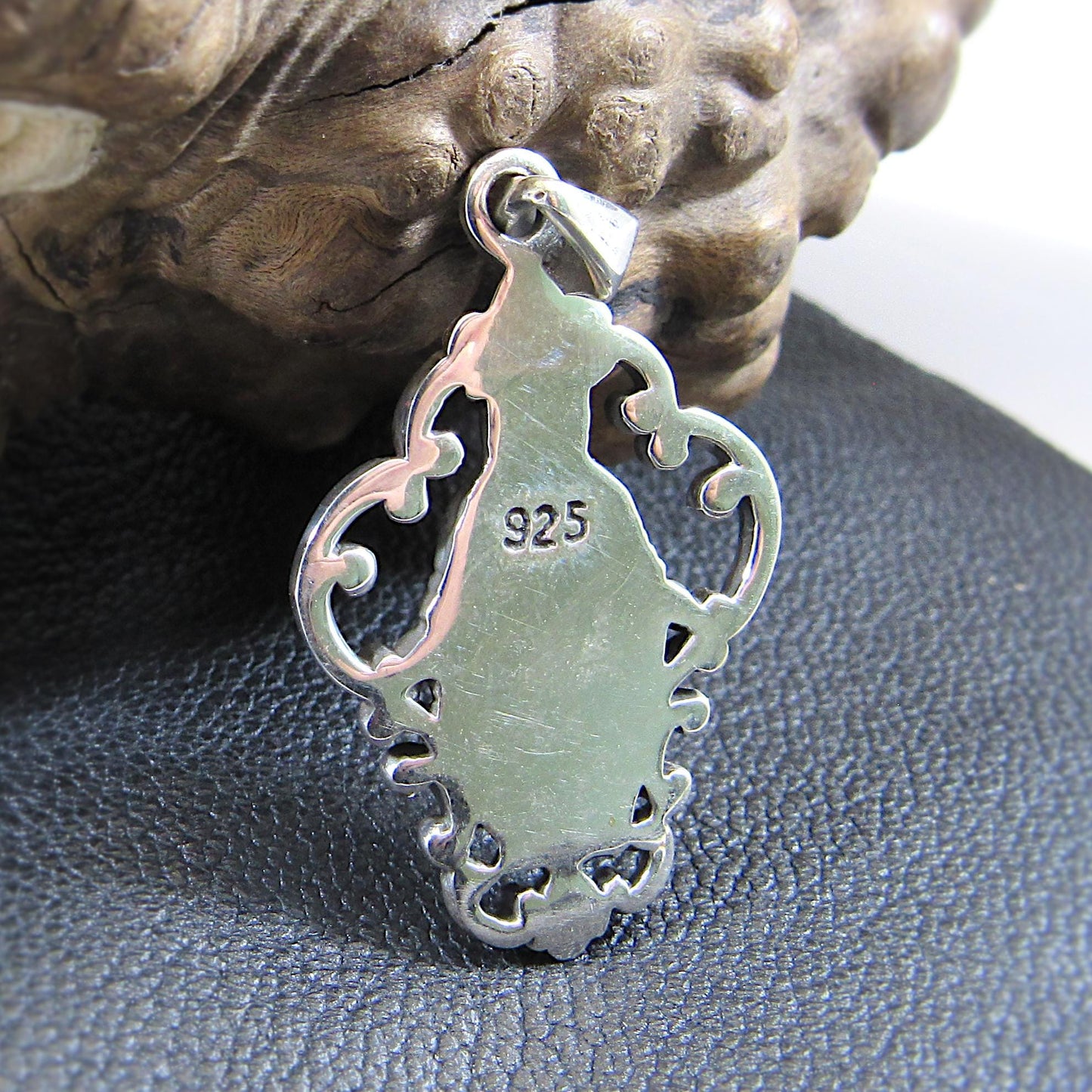 Solid 925 Sterling Silver Virgin Mary Pendant, Miraculous Medal Necklace, Catholic Jewelry, Christian Faith Gift, Religious Protection Charm