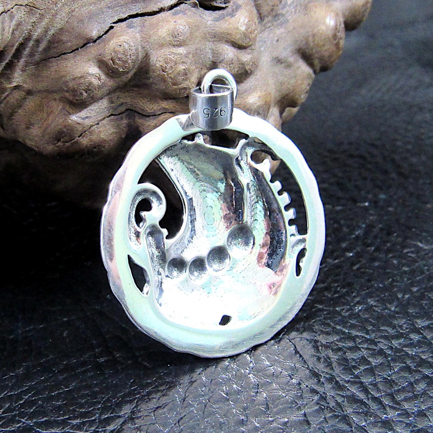 Solid 925 Sterling Silver Viking Ship Pendant, Norse Longboat Necklace Pendant, Ocean Scene Amulet, Silver Longship Charm, Sailboat Jewelry