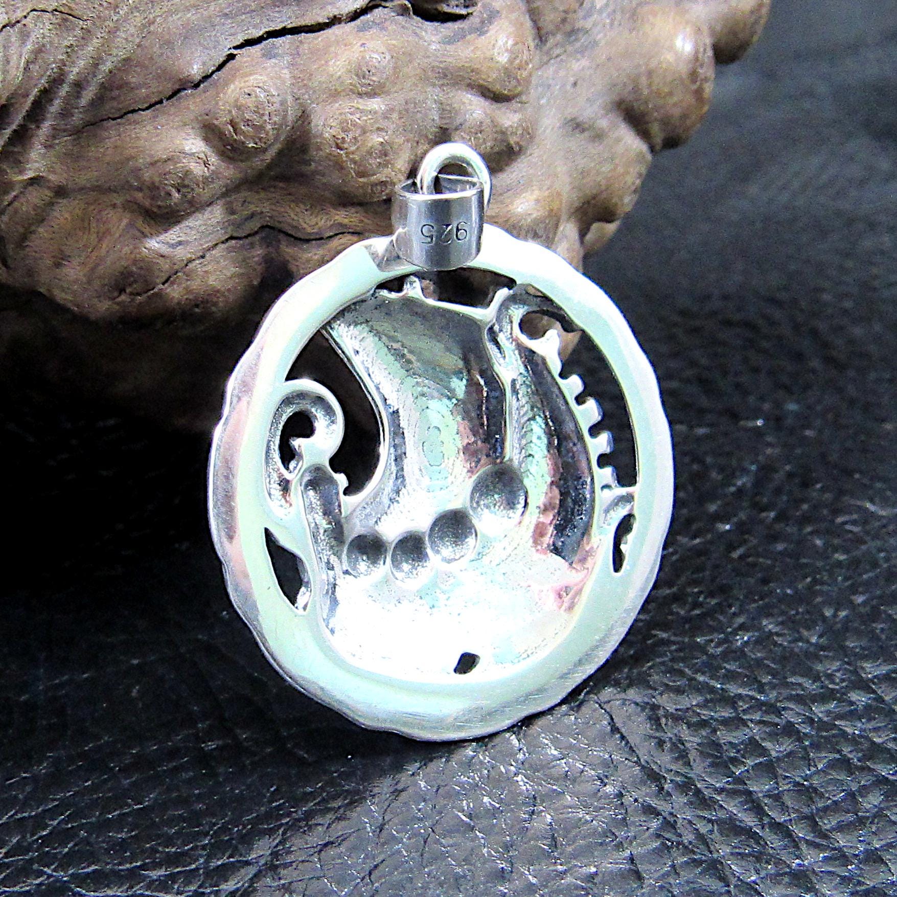 Solid 925 Sterling Silver Viking Ship Pendant, Norse Longboat Necklace Pendant, Ocean Scene Amulet, Silver Longship Charm, Sailboat Jewelry