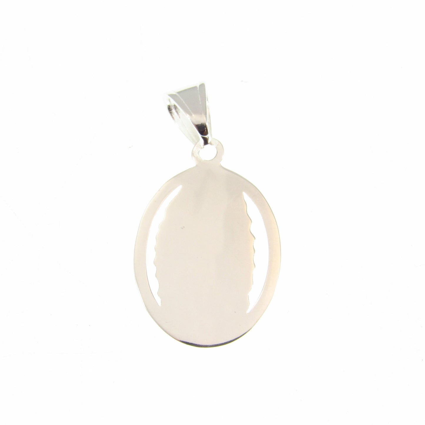 Solid 925 Sterling Silver Virgin Mary Pendant – Our Lady of Guadalupe Necklace Medal, Religious Jewelry, Catholic Charm, Spiritual Gift