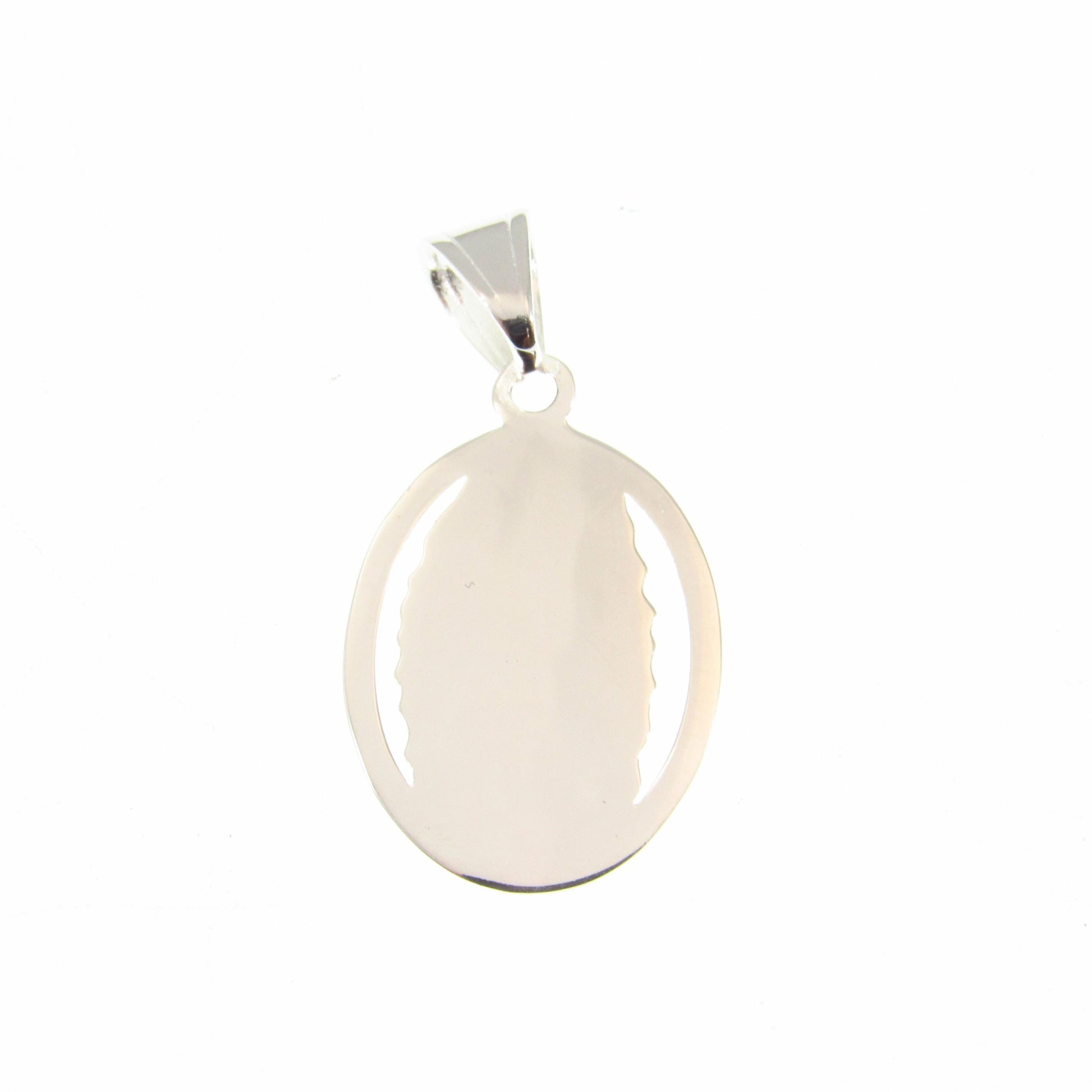 Solid 925 Sterling Silver Virgin Mary Pendant – Our Lady of Guadalupe Necklace Medal, Religious Jewelry, Catholic Charm, Spiritual Gift