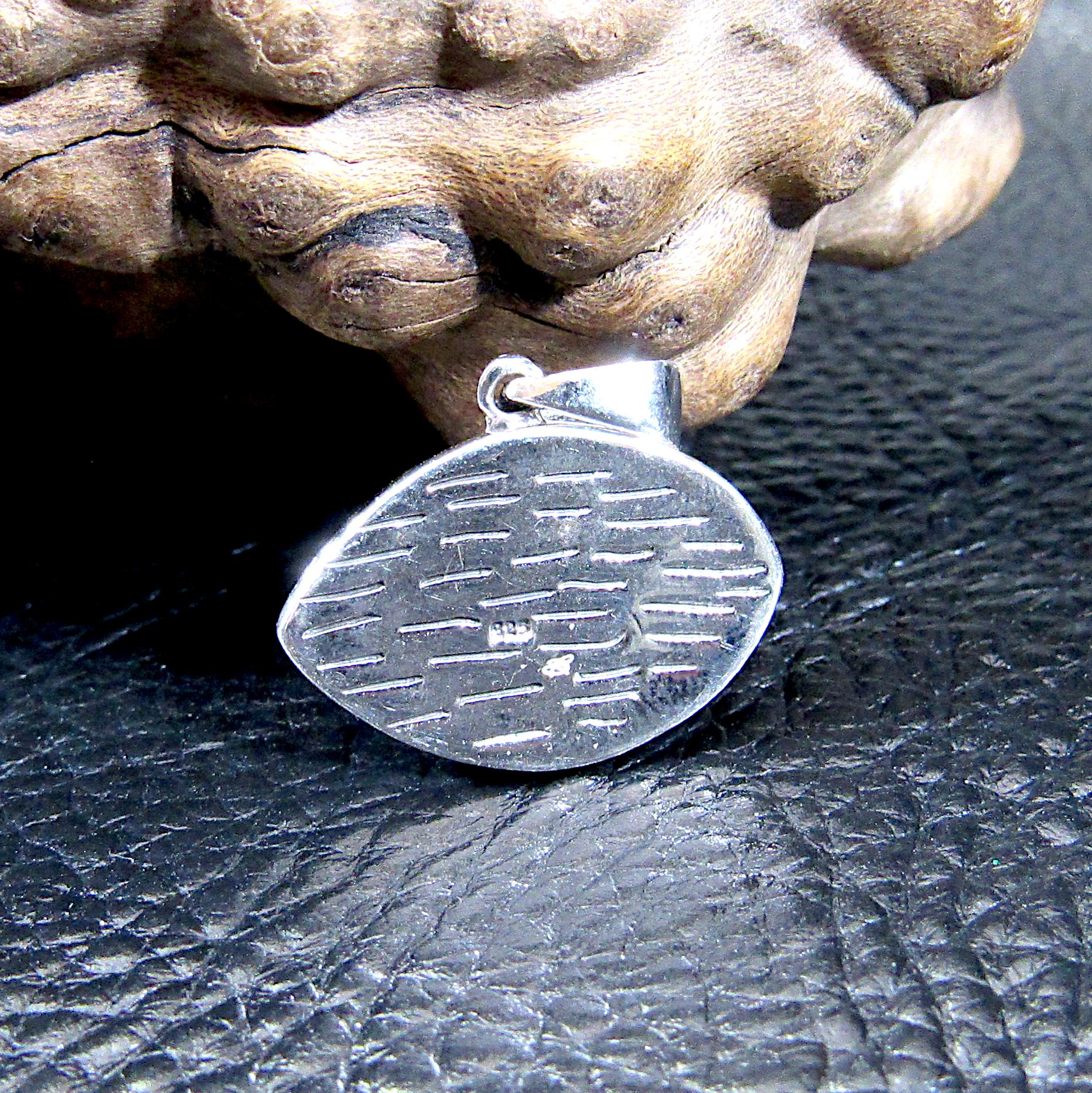 Solid 925 Sterling Silver Glass Eyeball Pendant, Evil Eye Charm, All Seeing Eye, Handcrafted Protection Charm, Choose Blue or Green Eyeballs