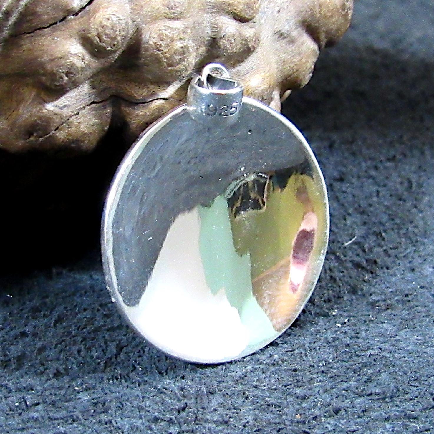 Solid 925 Sterling Silver Greek Key Pendant - Meander Amulet - Egyptian Eye of Horus Talisman - Esoteric Geometric Jewelry