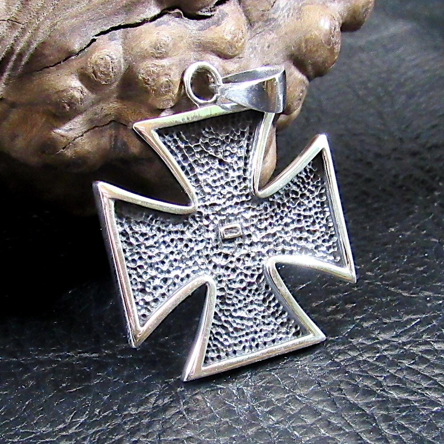 Solid 925 Sterling Silver Croix Pattee (Patty) Iron Cross Pendant Masonic Freemason Cross, Choose Small, Medium or Large