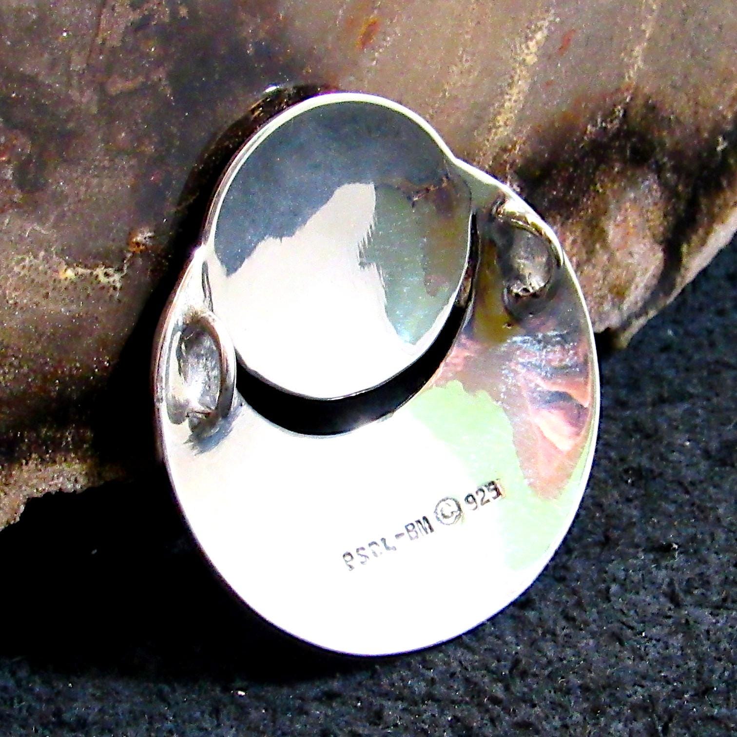 Solid 925 Sterling Silver Earth and Star Pendant – Planet & Pentacle Necklace Amulet – Cosmic Pagan Jewelry – Wiccan Celestial Globe Pendant