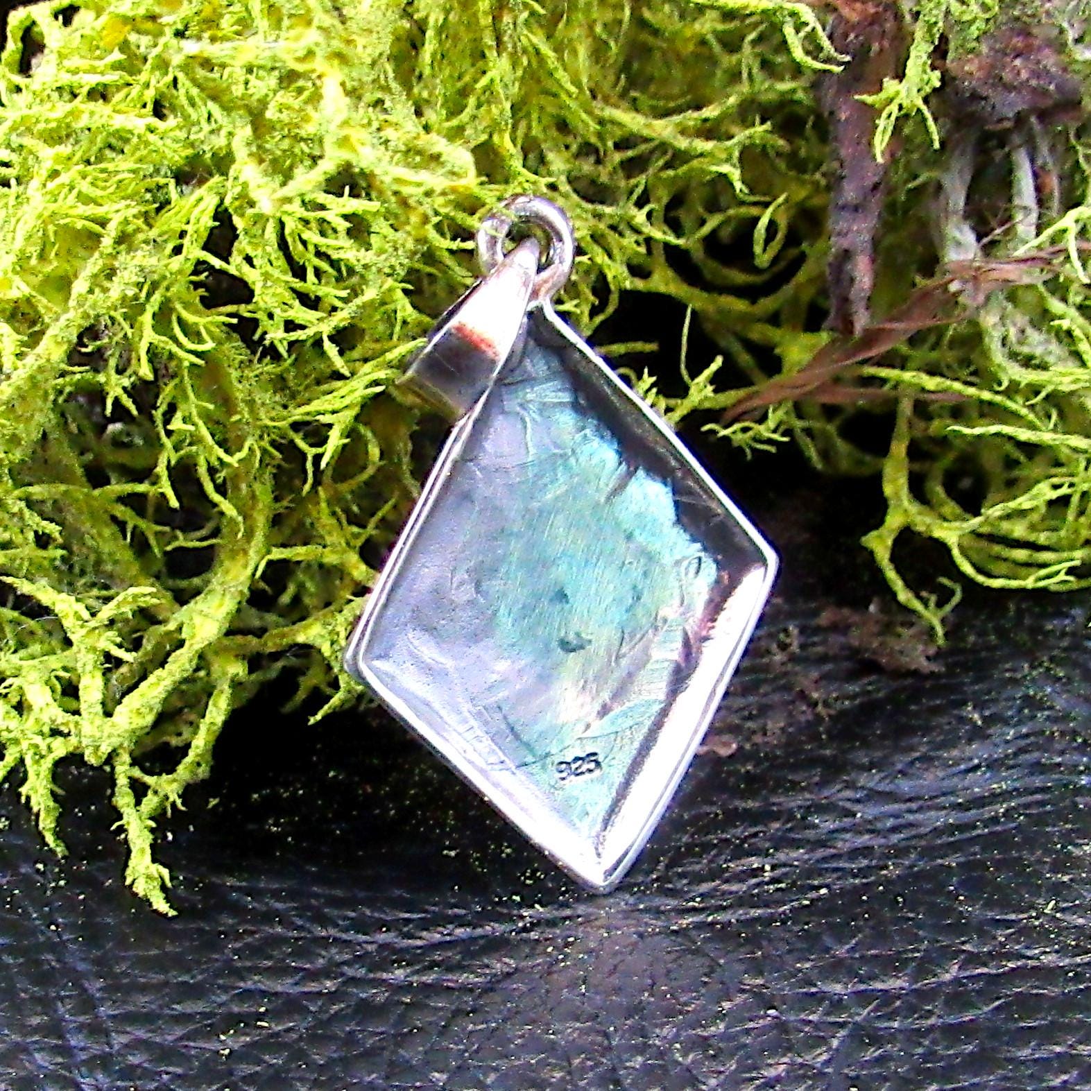 Solid 925 Sterling Silver Celtic Diamond Pendant – Handcrafted Celtic Knot Necklace Charm, Gaelic Jewelry Gift for Him or Her