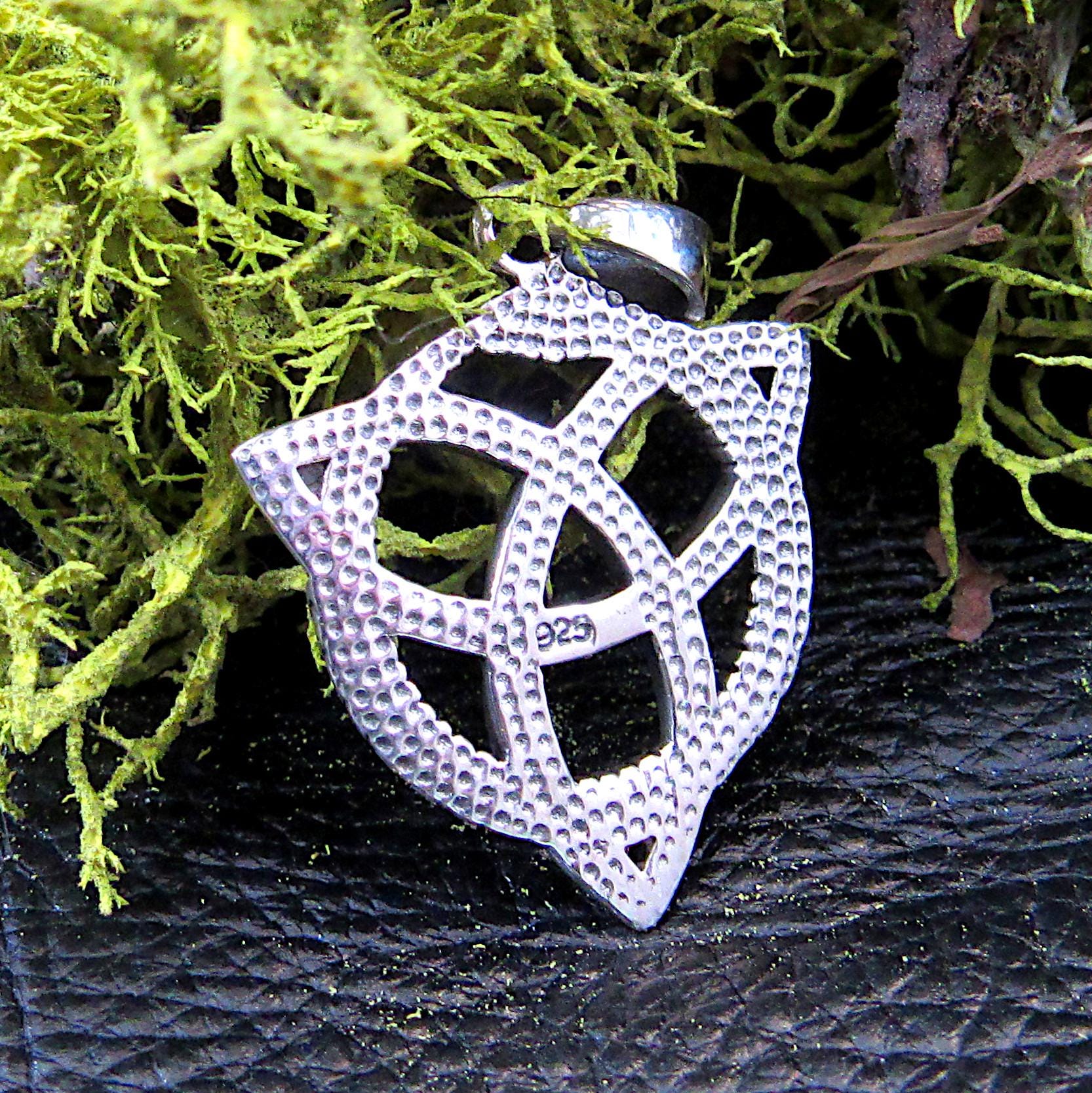 Solid 925 Sterling Silver Ouroboros Celtic Knot Pendant - Norse Viking Necklace Pendant - Snake Infinity Knot Amulet - Pagan Wiccan Jewelry