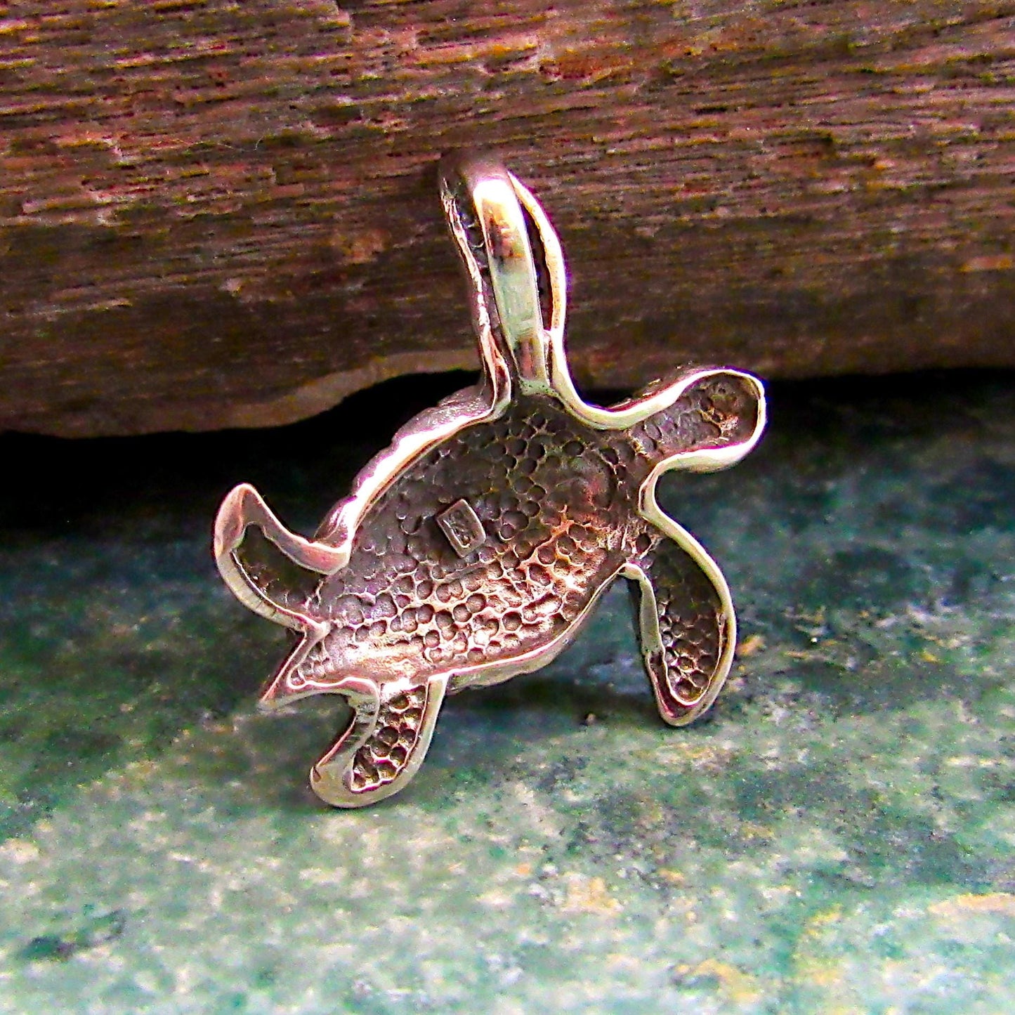 Solid 925 Sterling Silver Sea Turtle Slide Pendant with Abalone Shell – Ocean Jewelry, Nautical Animal Necklace, Beach Lover Gift