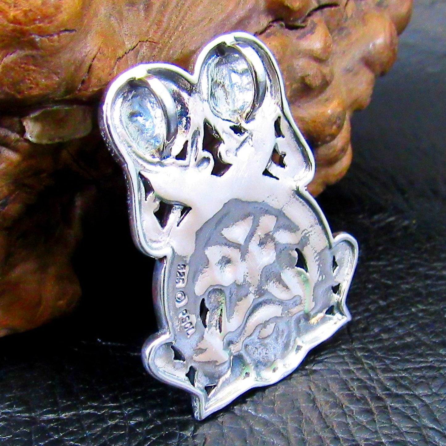 Viking Borre Courtship Pendant | Solid 925 Sterling Silver, Courtney Davis Design | Norse Pagan Amulet | Unisex Celtic Knotwork Jewelry