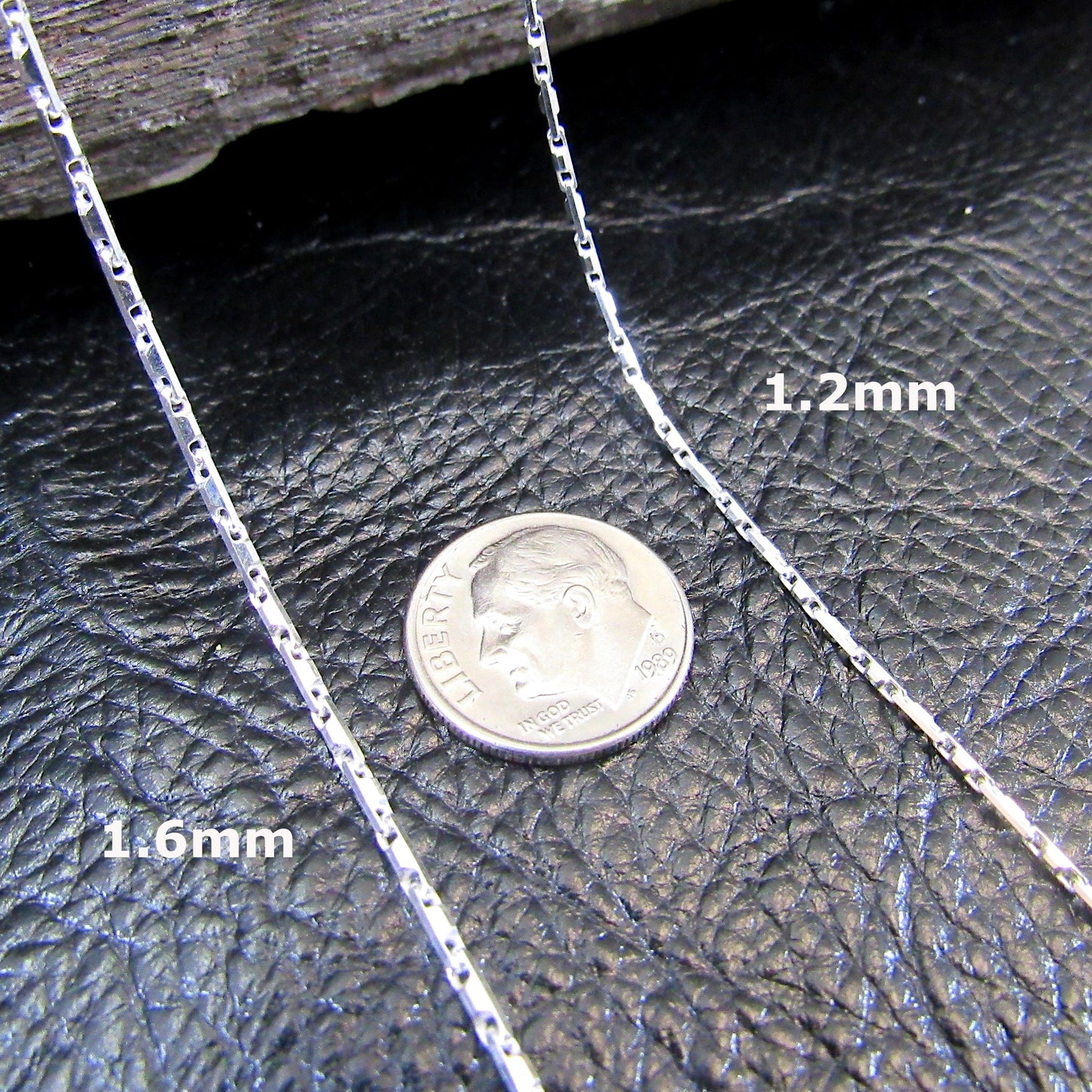 Italian Heshe Chain / Solid 925 Sterling Silver / Unisex He-She Bracelet or Necklace, Industrial Jewelry for Men or Women, Made in Italy