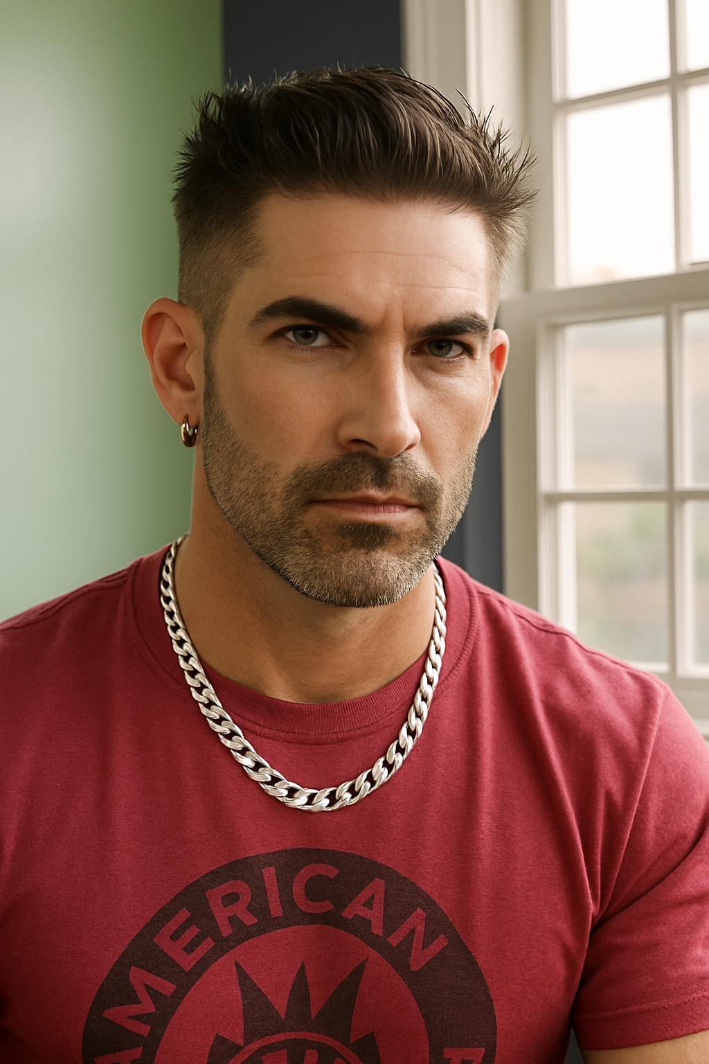 Solid 925 Sterling Silver Curb Chain Necklace, Heavy Cuban Link Chains for Men, Dainty Necklaces for Women, Unisex Jewelry, Made in Italy