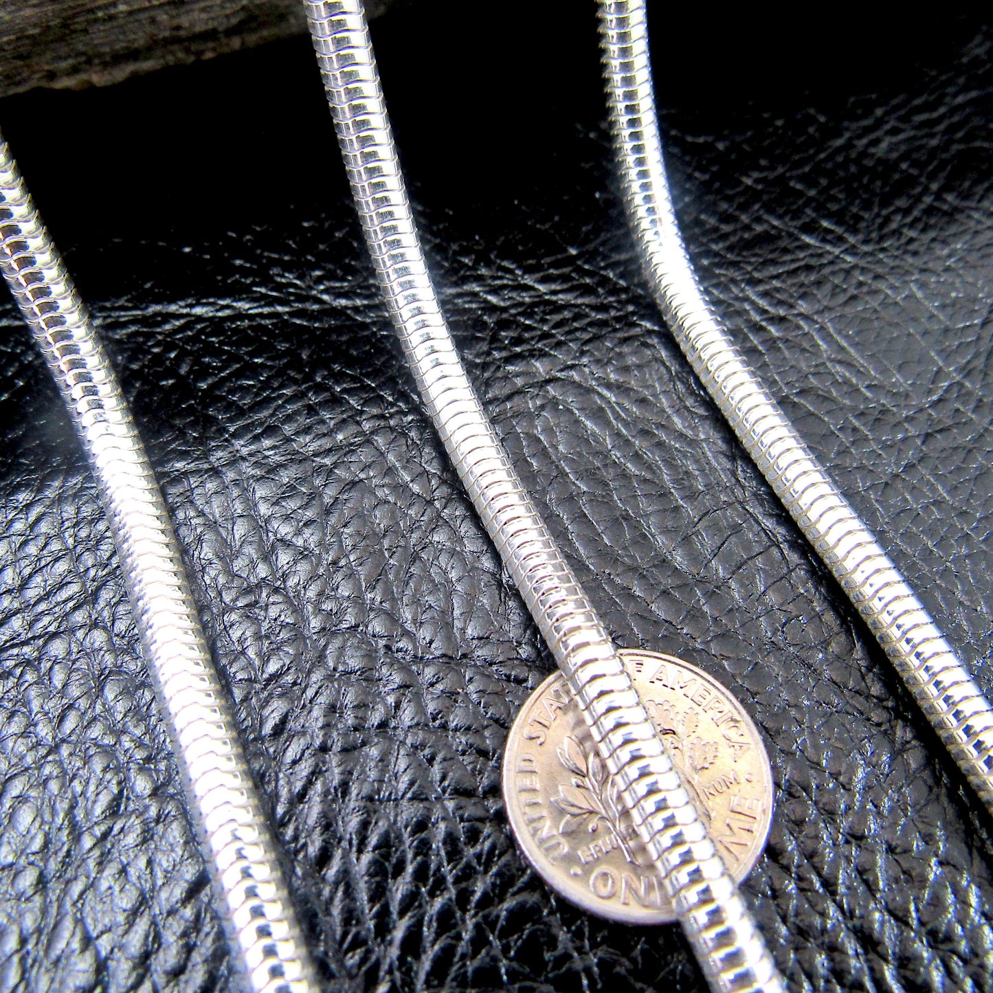 4MM Solid 925 Sterling Silver Italian Round Snake Chain, Thick Necklace, Made in Italy, 16" - 30" Inches, for Men or Women