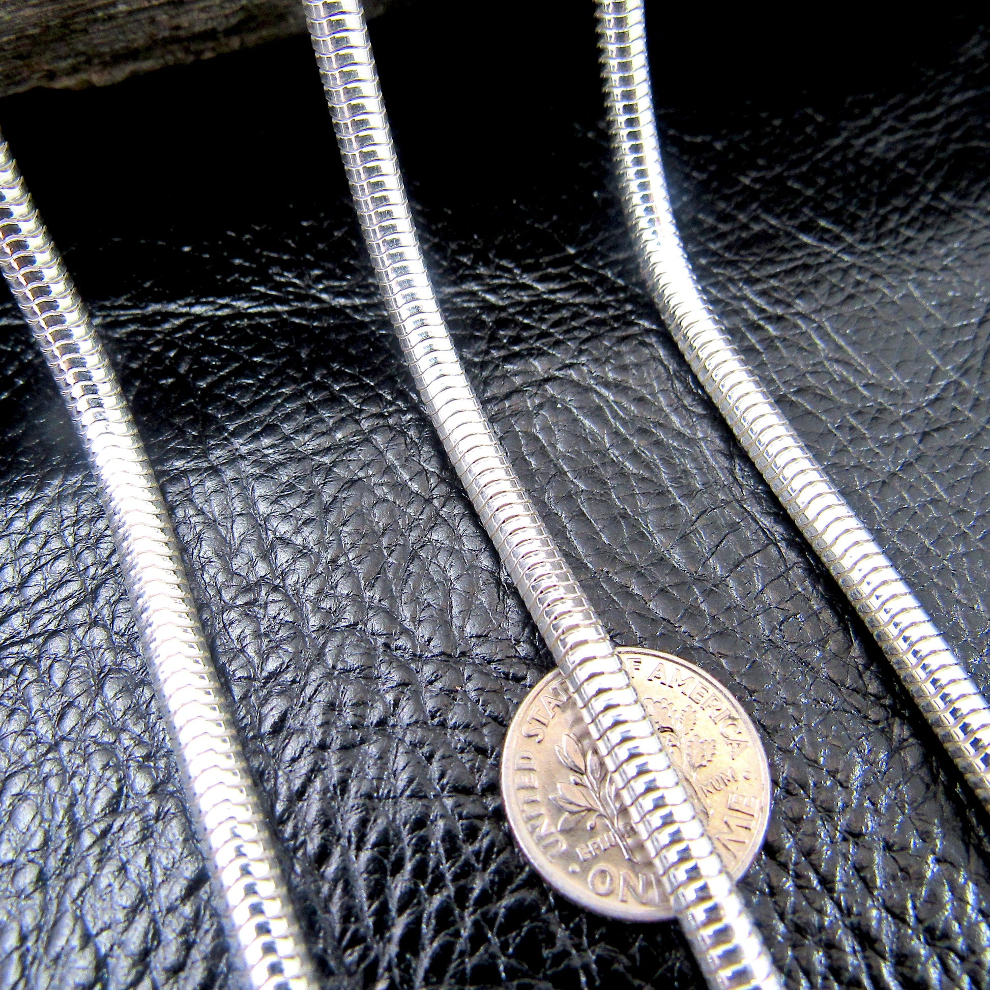 4MM Solid 925 Sterling Silver Italian Round Snake Chain, Thick Necklace, Made in Italy, 16" - 30" Inches, for Men or Women