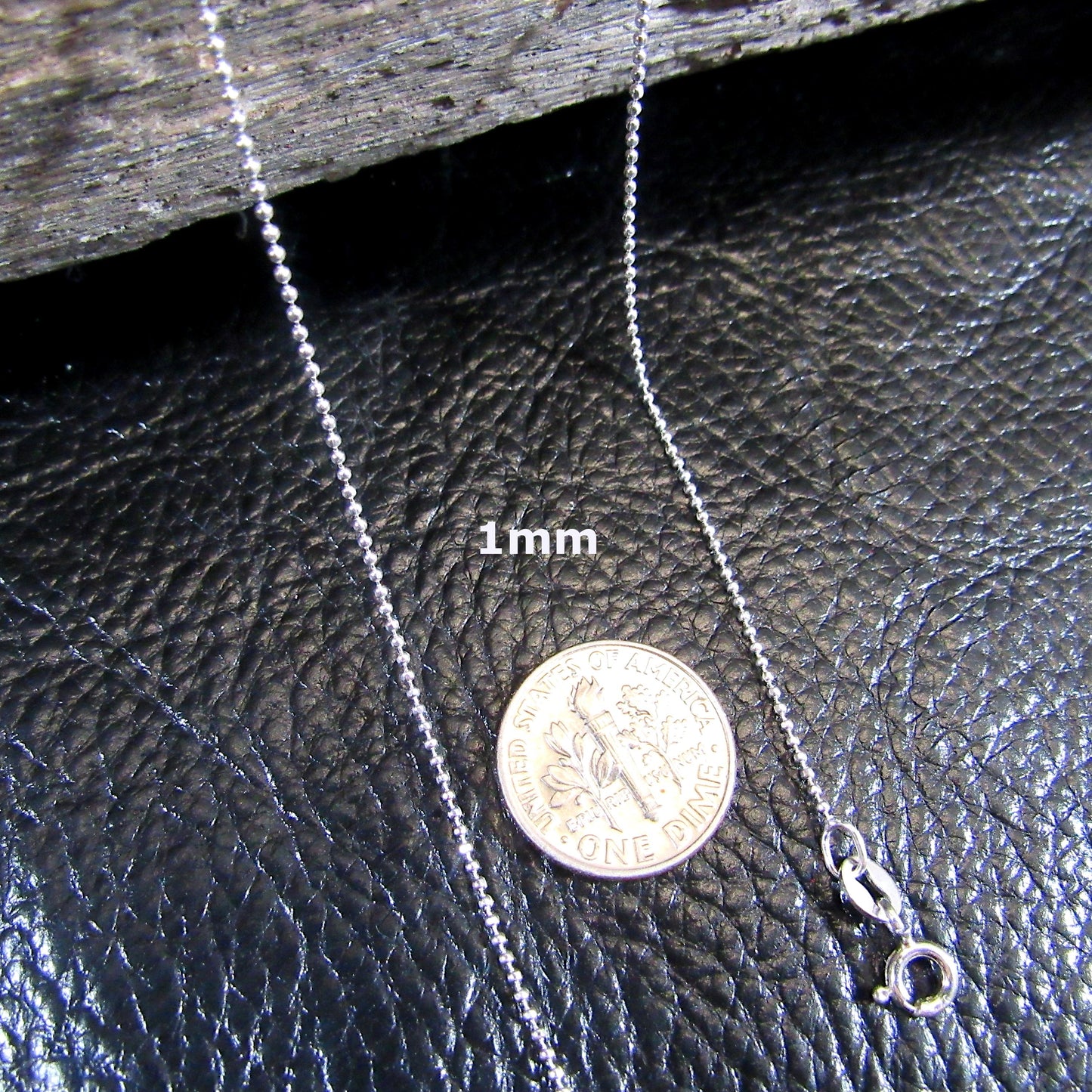 Solid 925 Sterling Silver Italian Diamond Cut Ball Chain Bead Necklace, Shiny Beads Chain, Women's Dainty Everyday Jewelry, Made in Italy