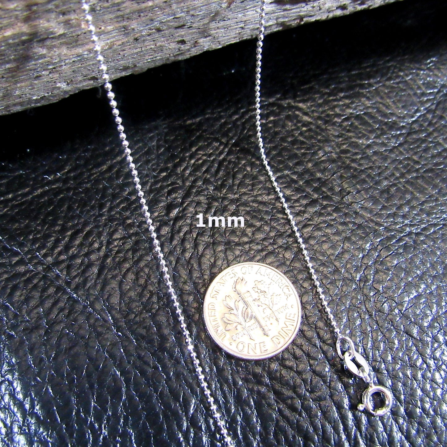 Solid 925 Sterling Silver Italian Diamond Cut Ball Chain Bead Necklace, Shiny Beads Chain, Women's Dainty Everyday Jewelry, Made in Italy