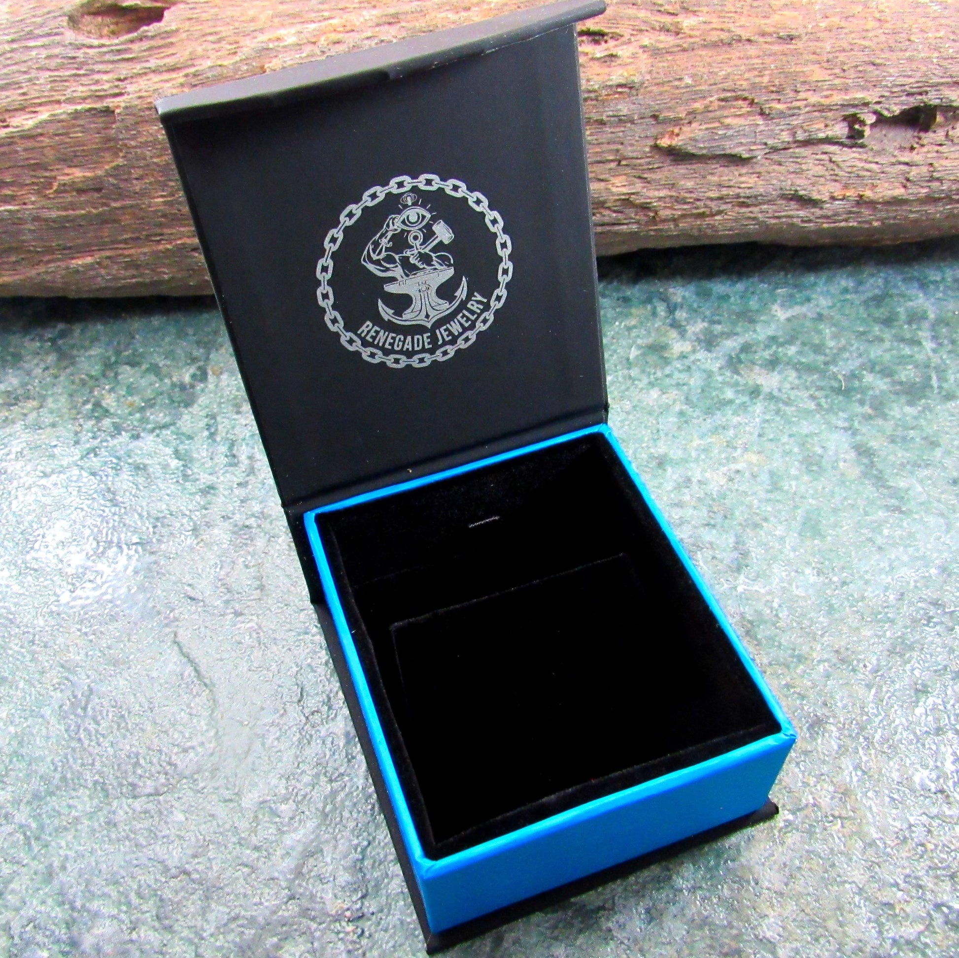 Skimboard with Waves Pendant - Solid 925 Sterling Silver & Blue Enamel Nautical Jewelry Necklace