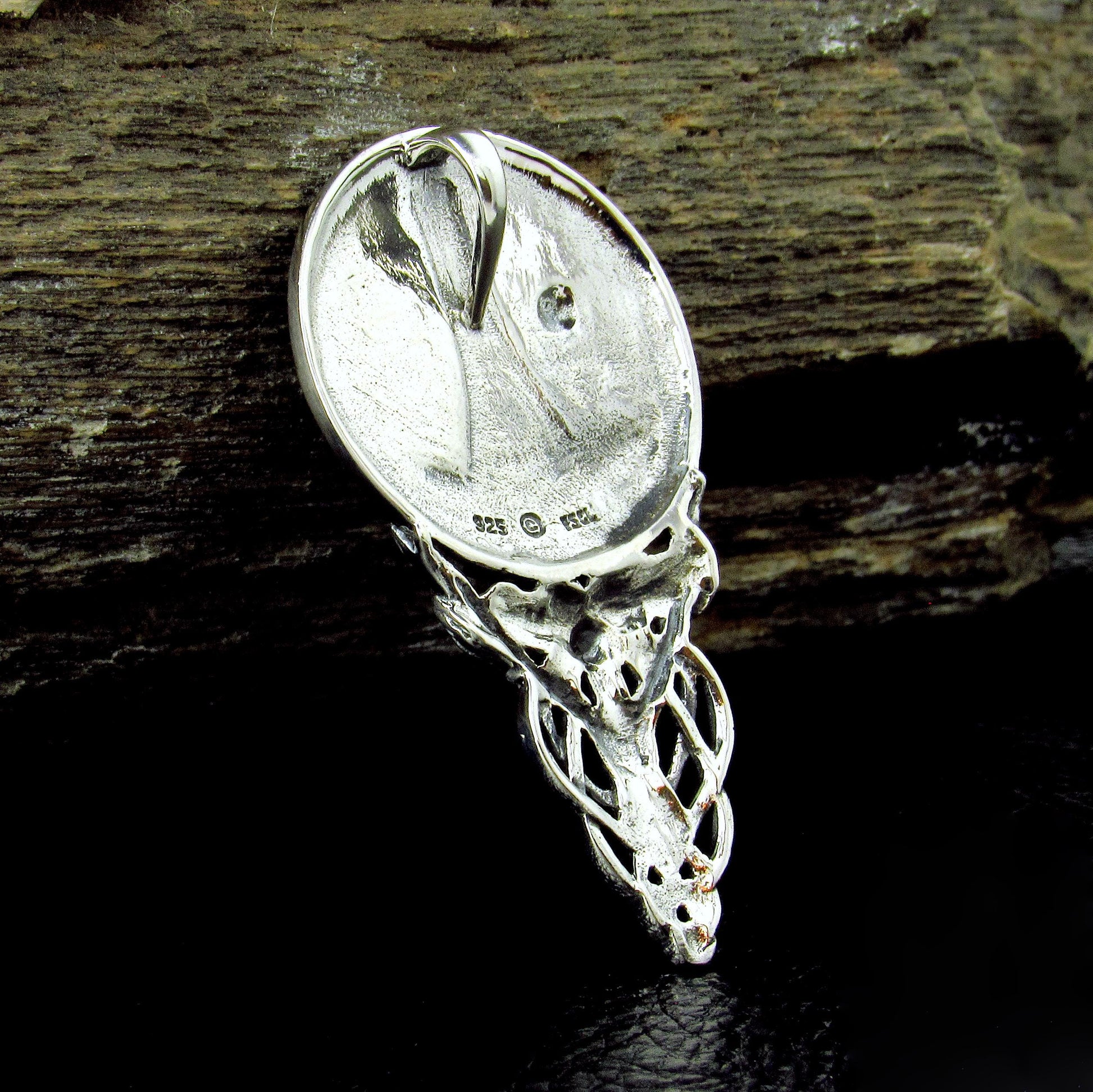Solid 925 Sterling Silver Goddess Sun Moon & Stars Pagan Amulet, Gothic Celestial Jewelry